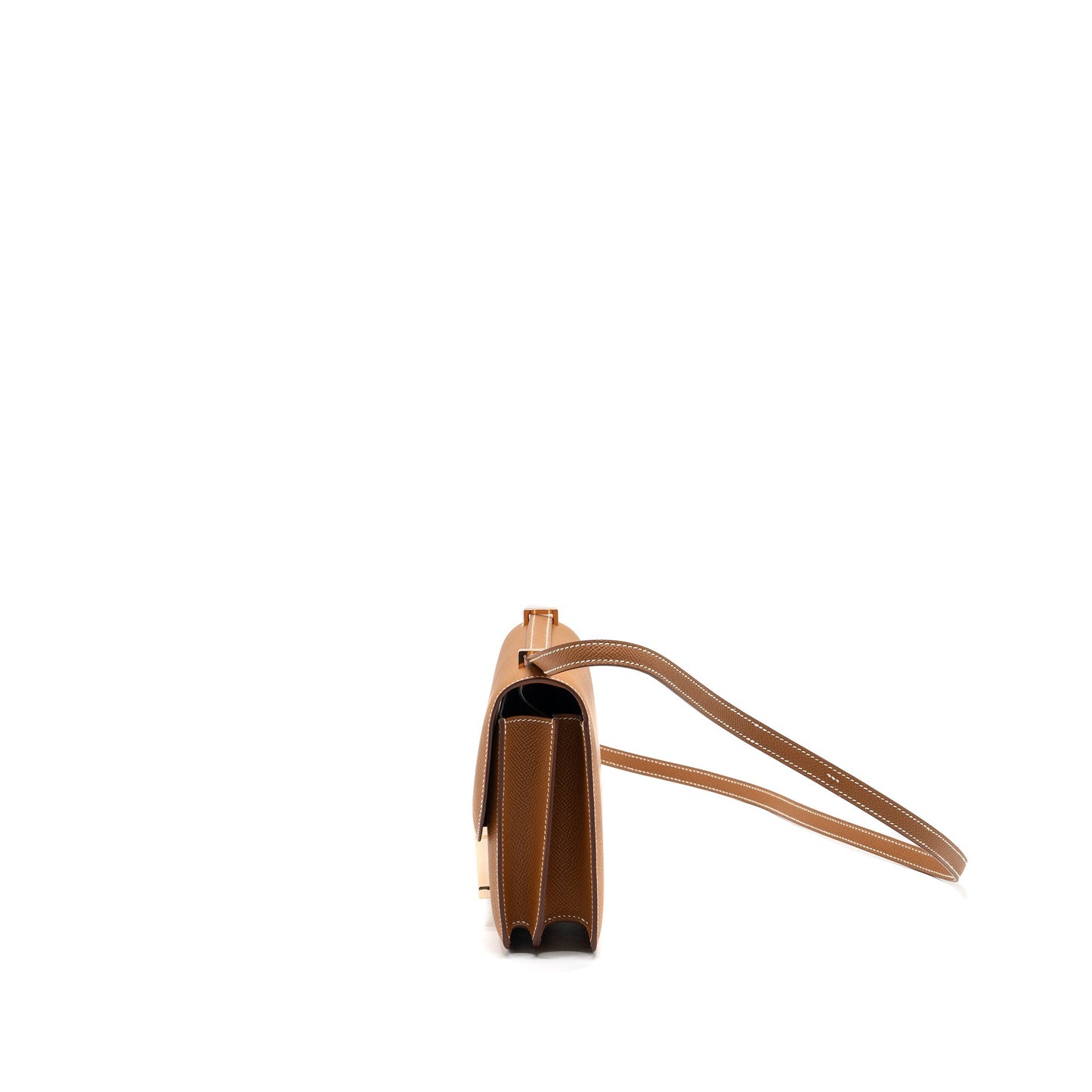 Hermes mini constance epsom gold RGHW stamp B