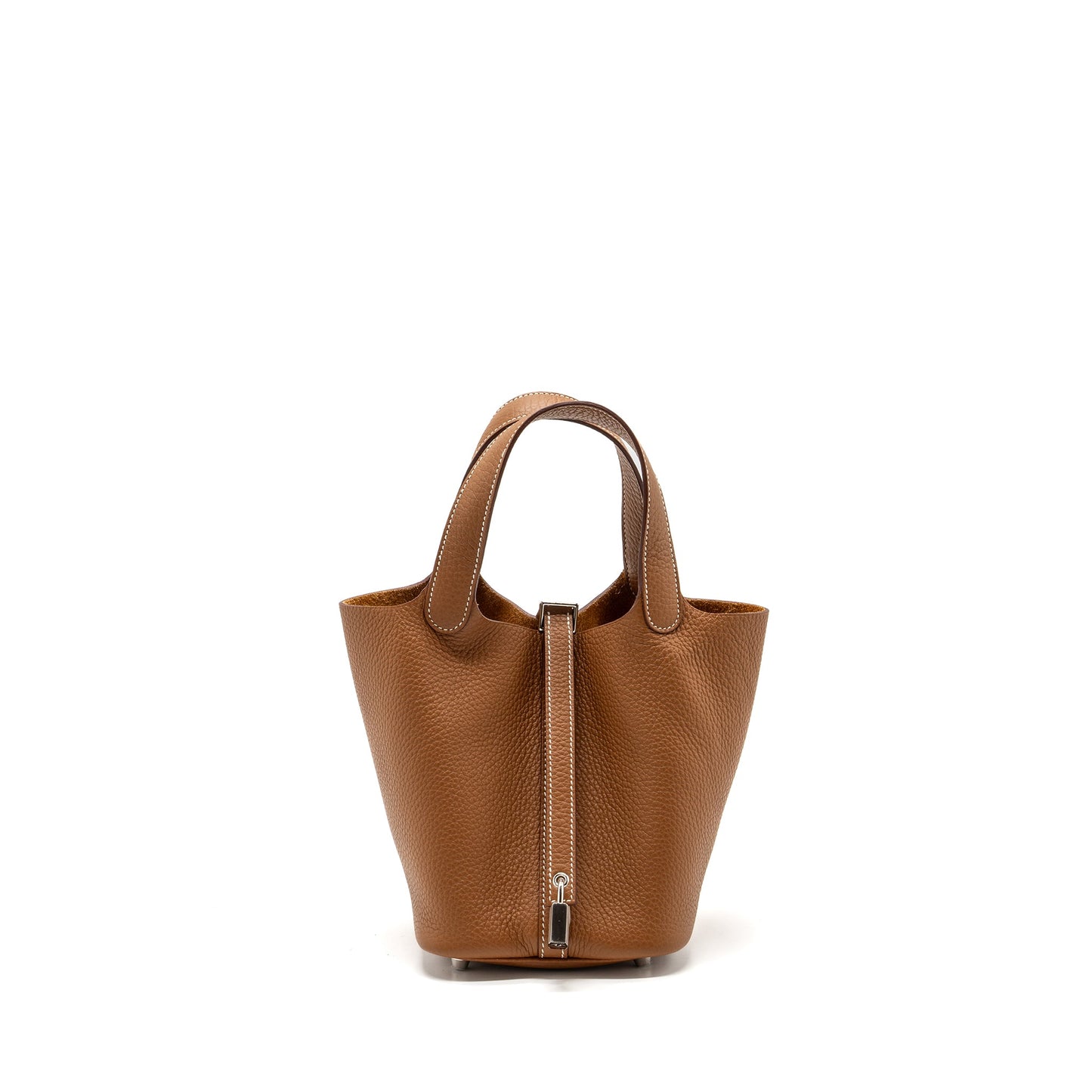 Hermes picotin 18 lock bag clemence gold SHW stamp U