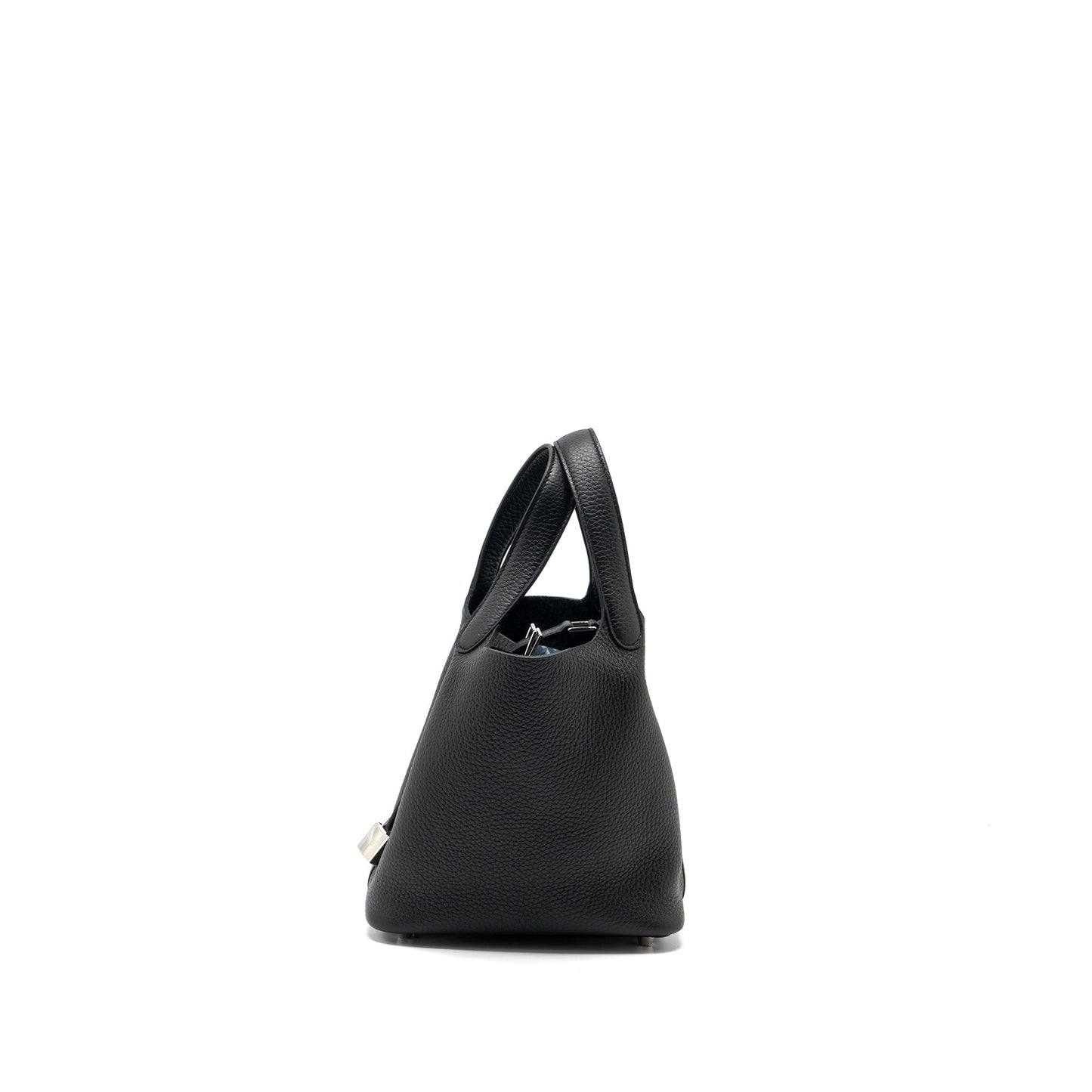 Hermes Picotin 18 clemence black SHW stamp B