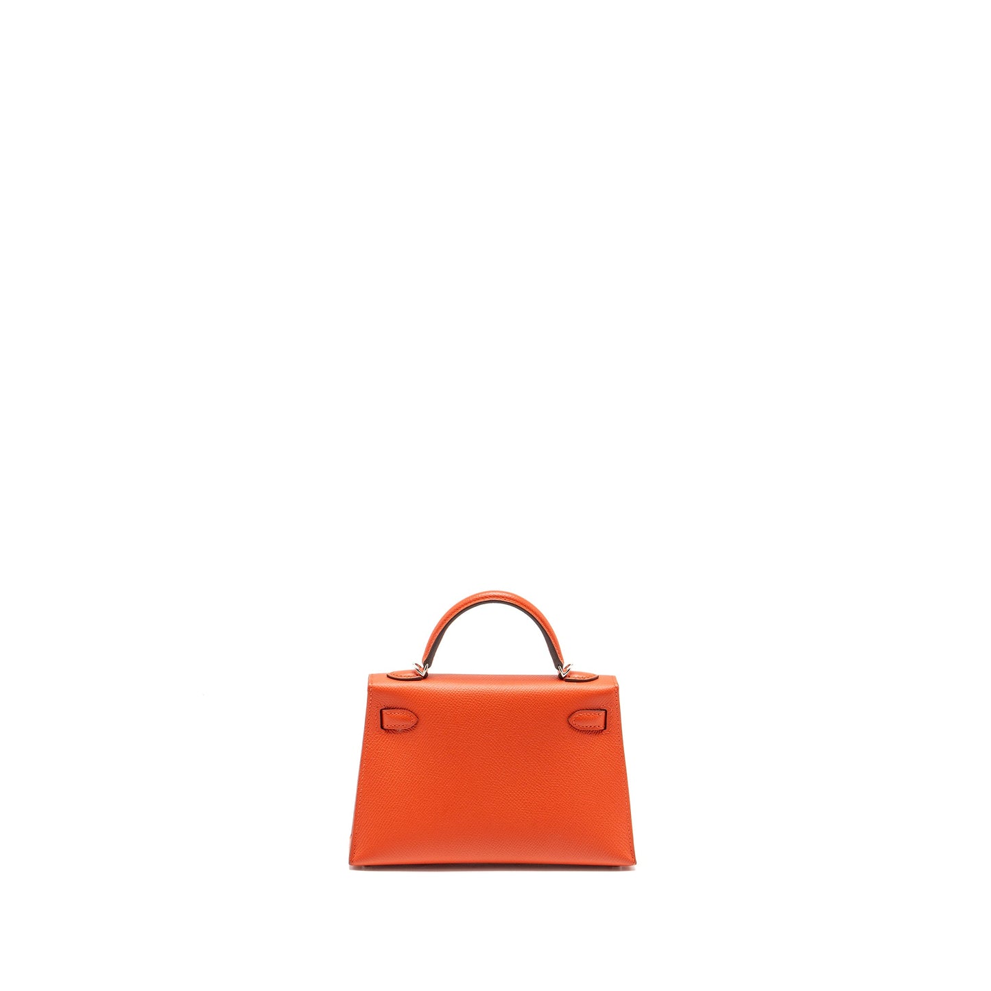 Hermes Mini Kelly II epsom capucines SHW stamp Z