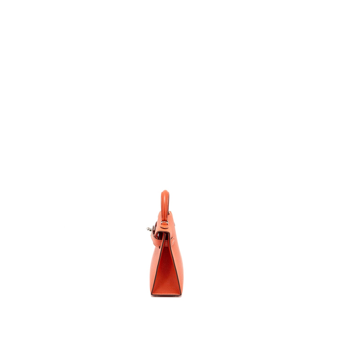 Hermes Mini Kelly II epsom capucines SHW stamp Z