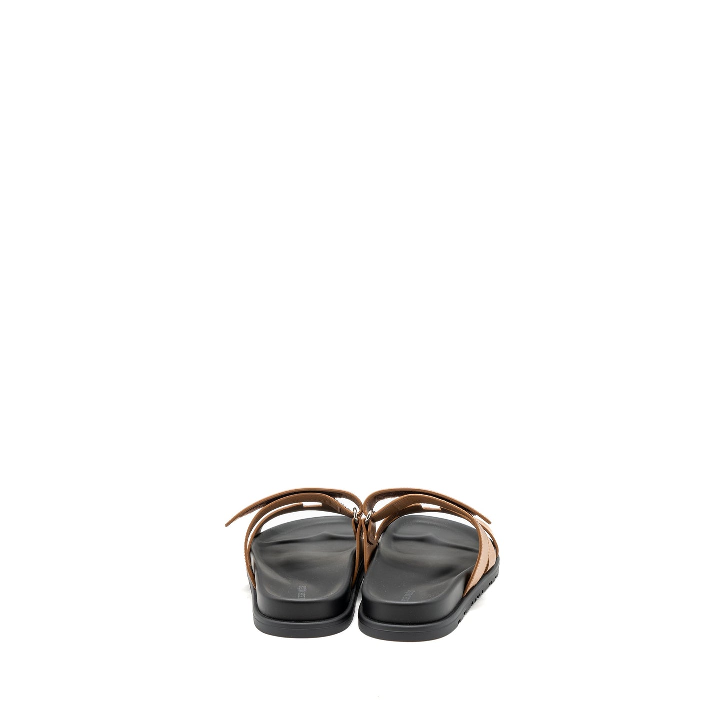 Hermes Size 37 Chypre Sandals Naturel