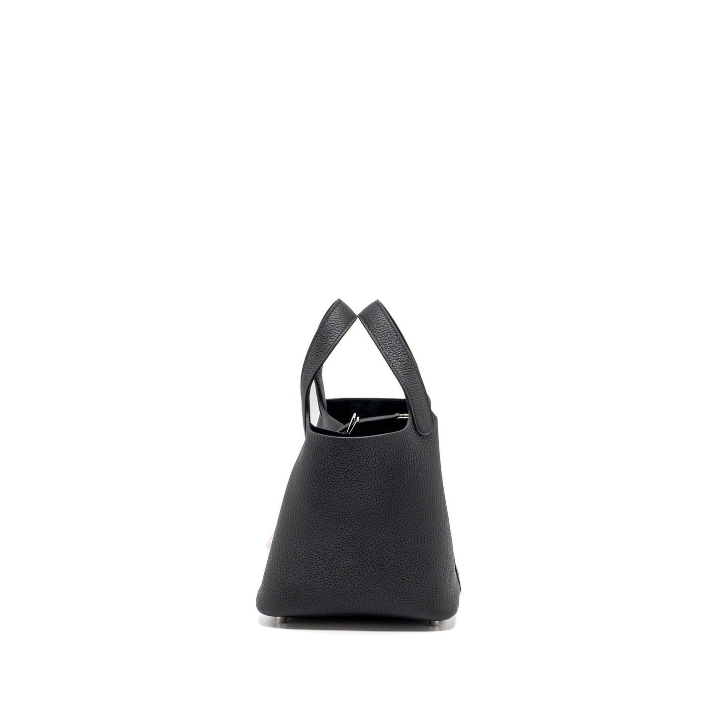 Hermes Picotin 18 Lock Bag Clemence Black SHW STamp Y