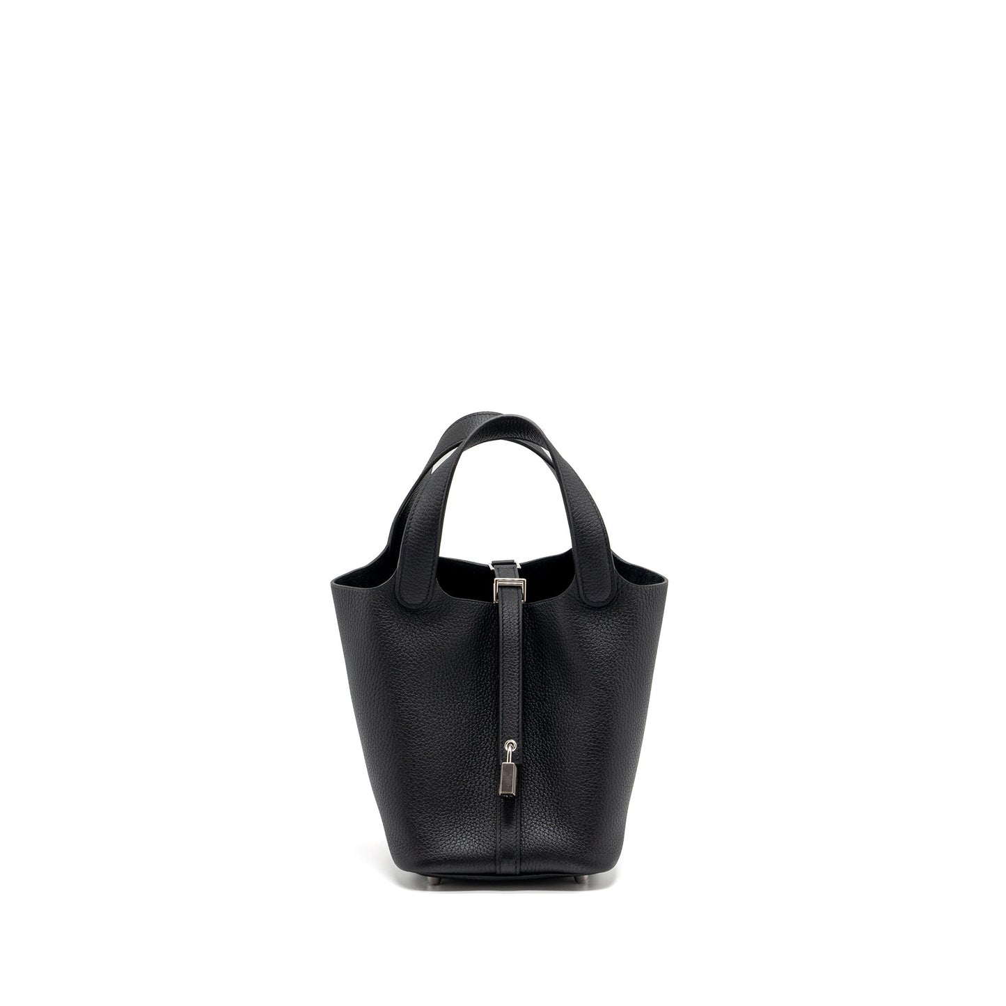 Hermes Picotin 18 Lock Bag Clemence Black SHW STamp Y