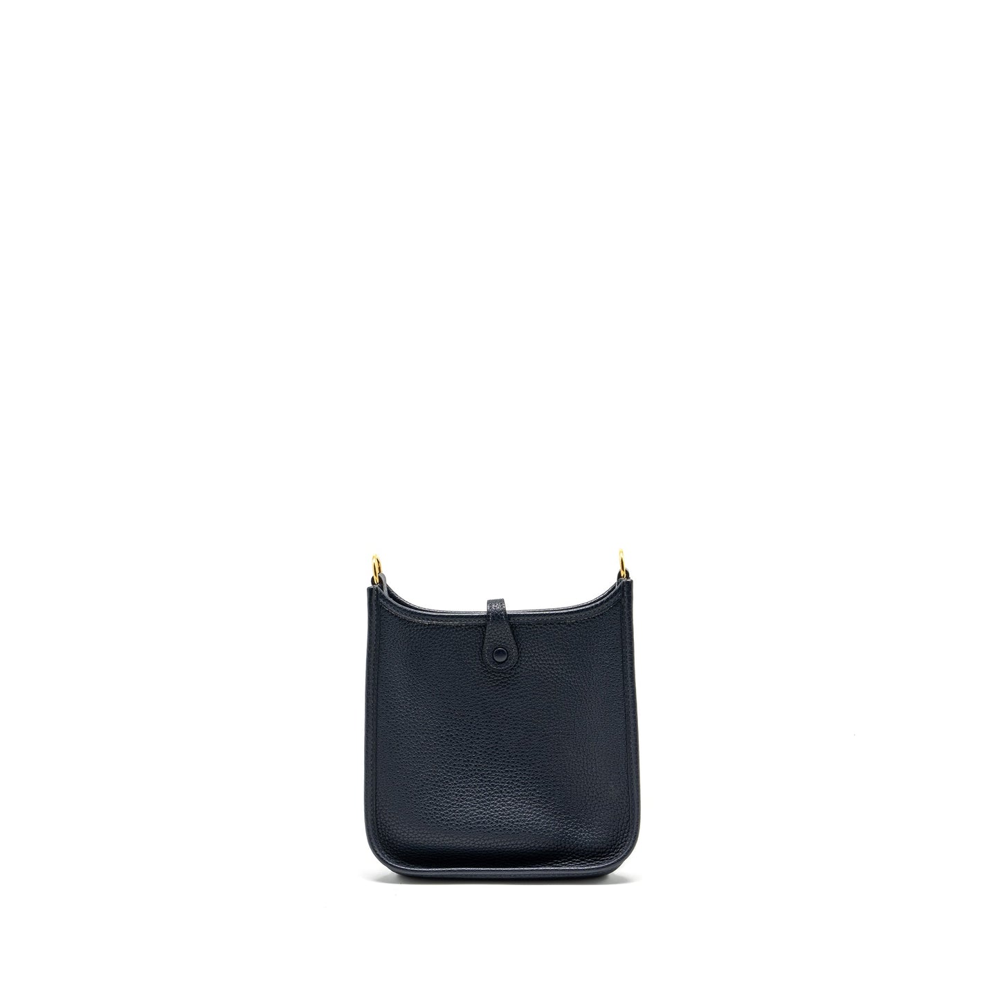 Hermes mini evelyn clemence blue nuit GHW stamp Y