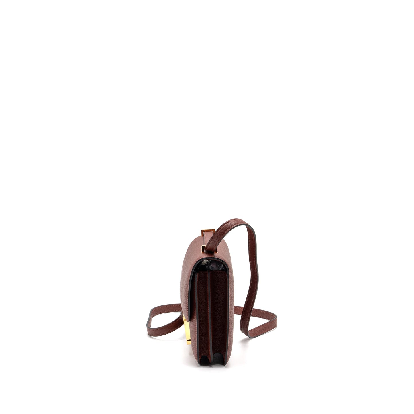 Hermes Mini Constance Evercolour Rouge H GHW Stamp Z