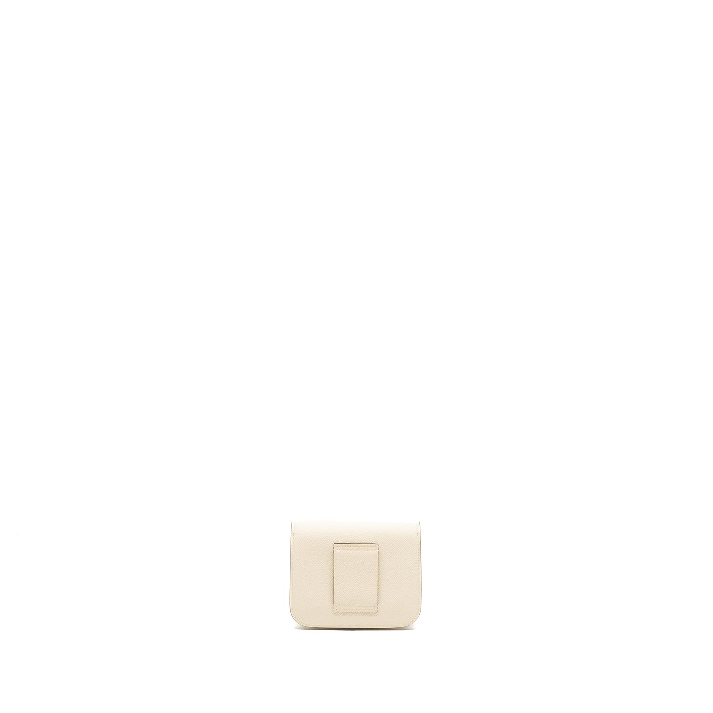Hermes Constance Slim Epsom nata / lime SHW stamp Z