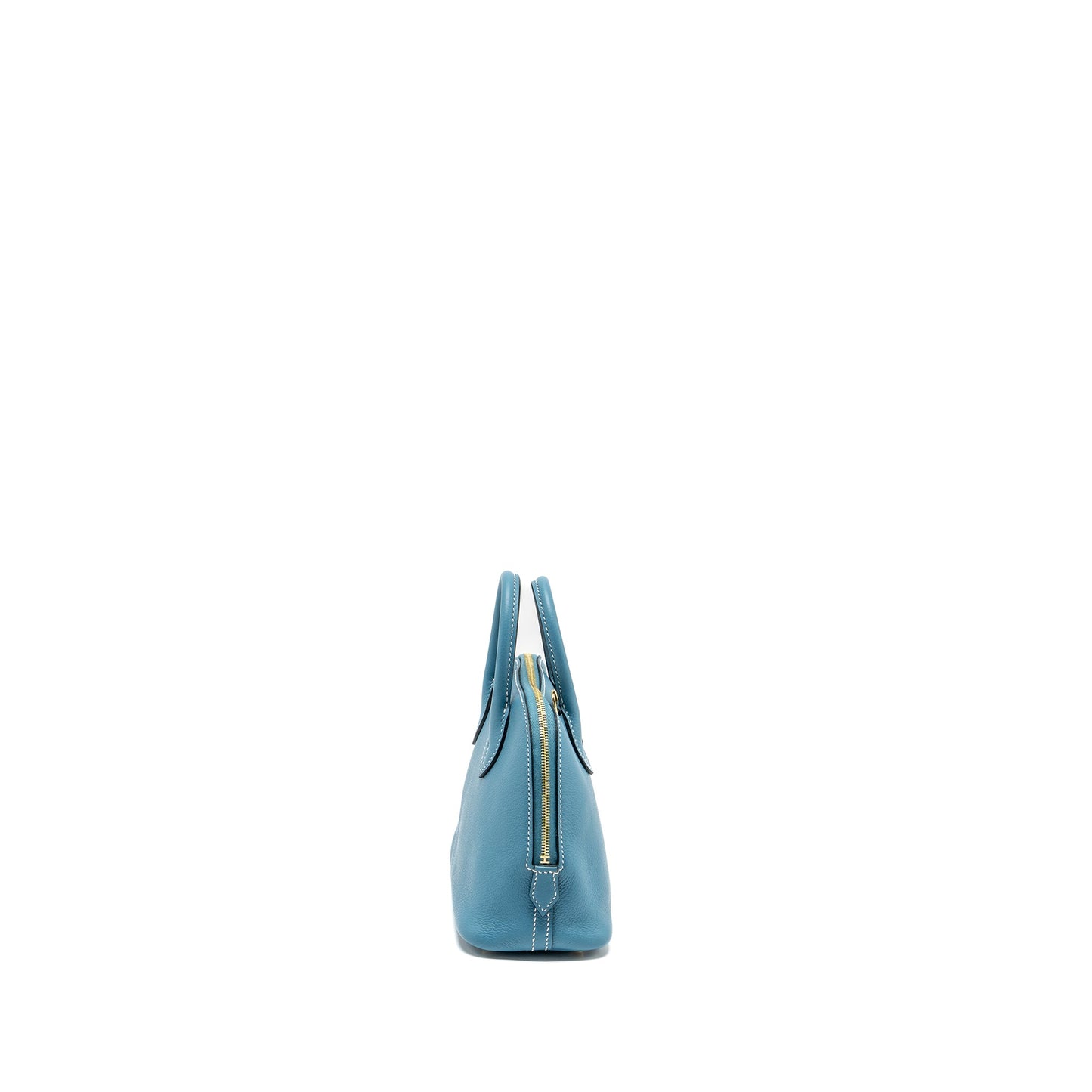 Hermes mini bolide evercolor new blue jean GHW stamp B
