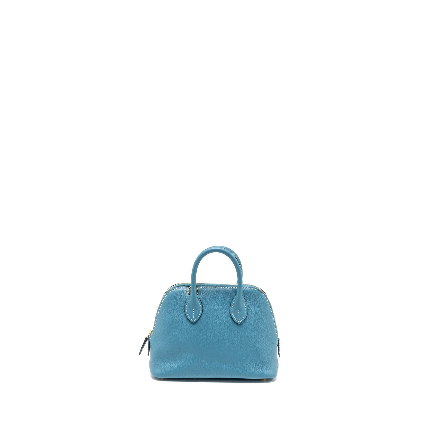 Hermes mini bolide evercolor new blue jean GHW stamp B