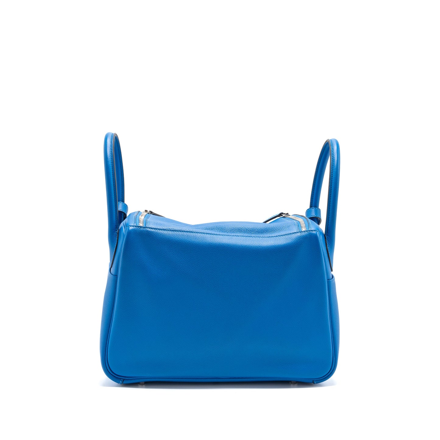 HERMES HERMES Lindy 30 Evercolor Blue Hydra SHW STAMP X