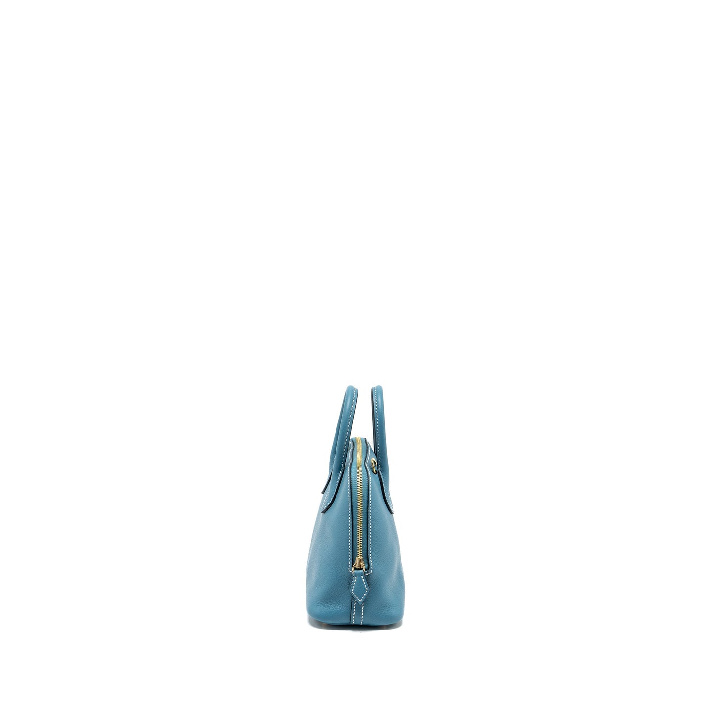 Hermes mini bolide evercolor new blue jean GHW stamp B