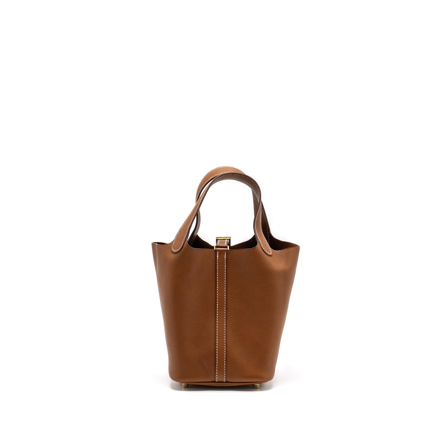 Hermes Picotin 18 Barenia Faubourg Gold GHW Stamp Z