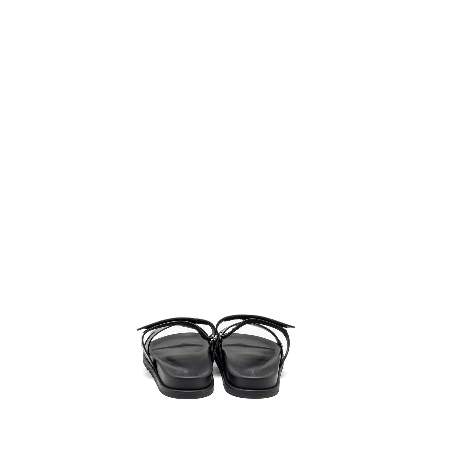 Hermes Size 41 men’s Chypre sandal calfskin black