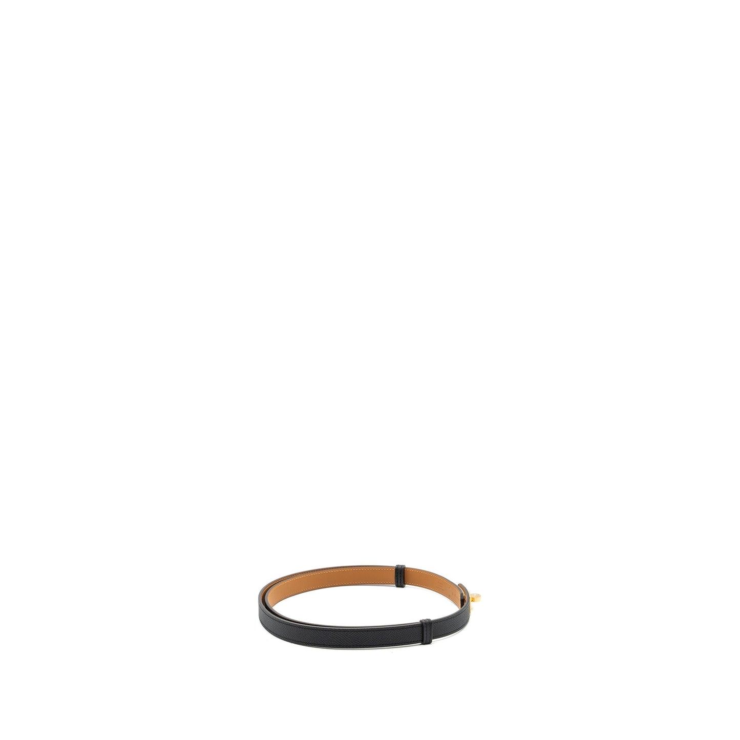 Hermes classic Kelly bet epsom black GHW stamp B