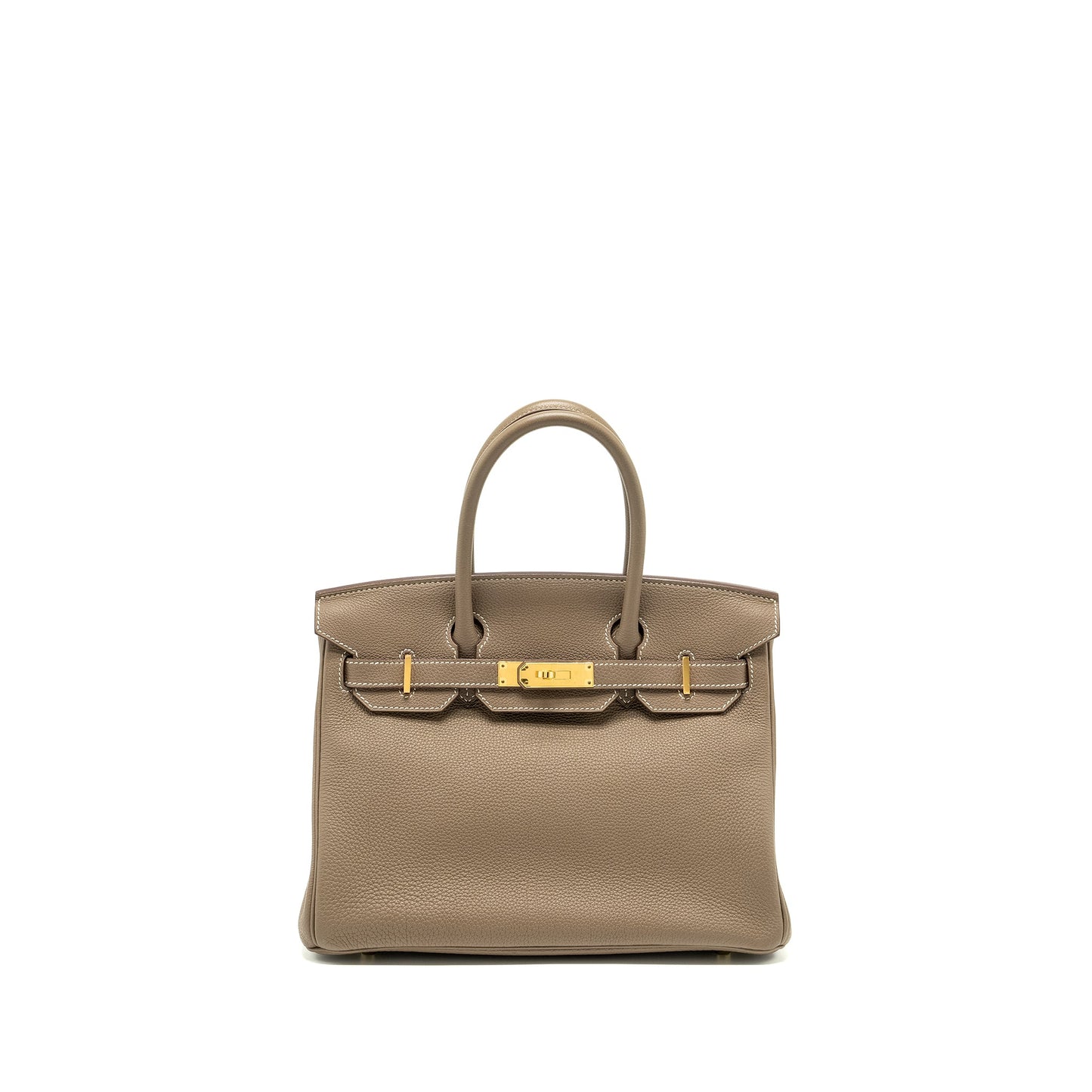 Hermes Birkin 30 Togo Etoupe GHW Stamp X