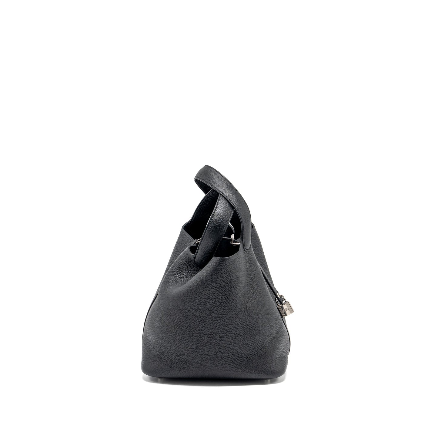 Hermes Picotin 22 Lock Bag Clemence Black SHW Stamp B