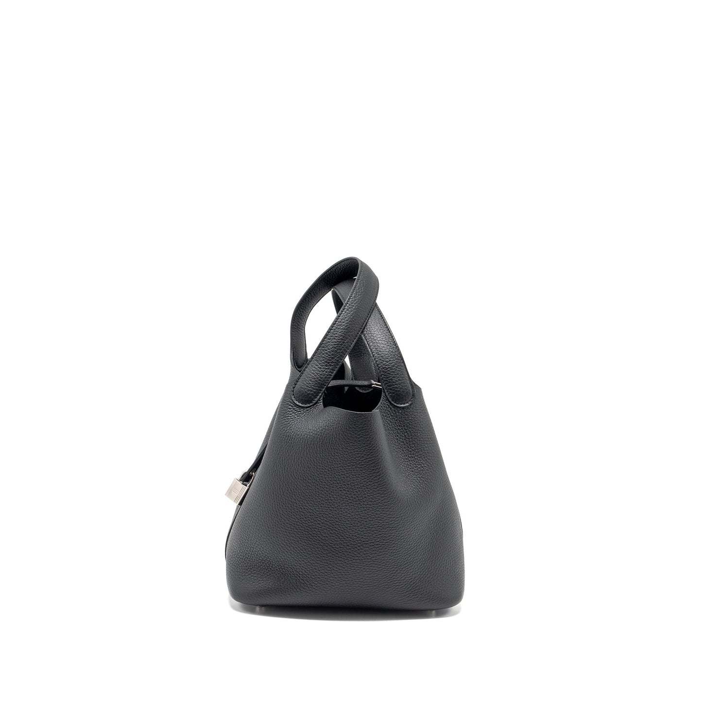 Hermes Picotin 22 Lock Bag Clemence Black SHW Stamp B