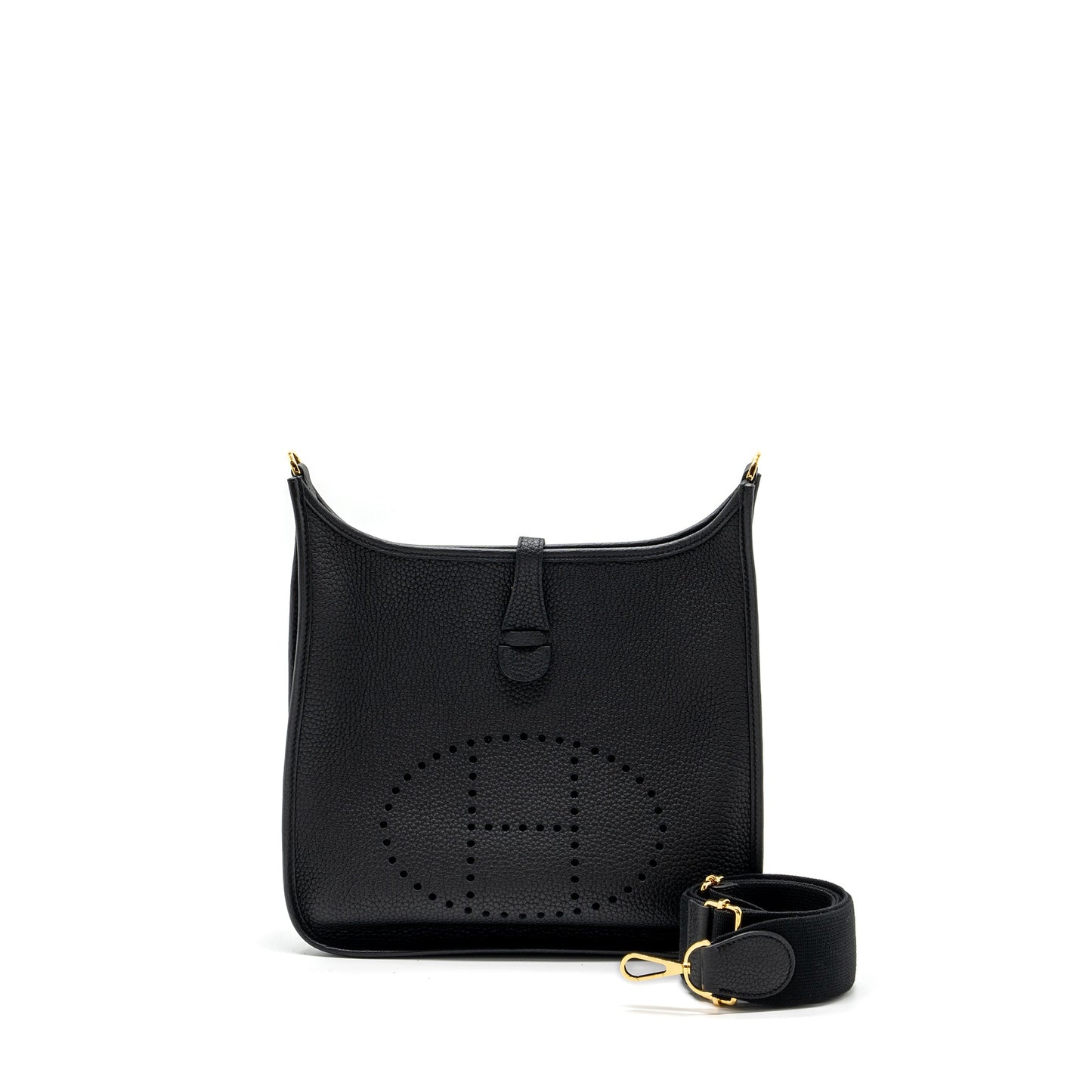 Hermes Evelyne 29 Clemence Black GHW Stamp Z
