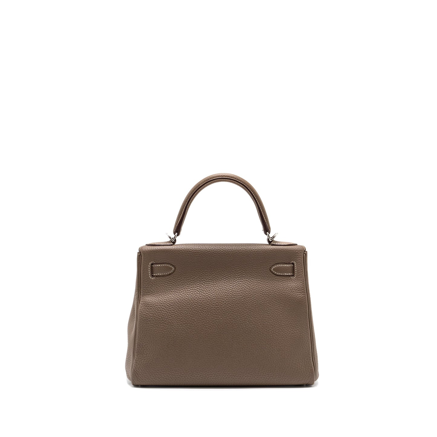 Hermes Kelly 28 Togo Etoupe SHW Stamp T