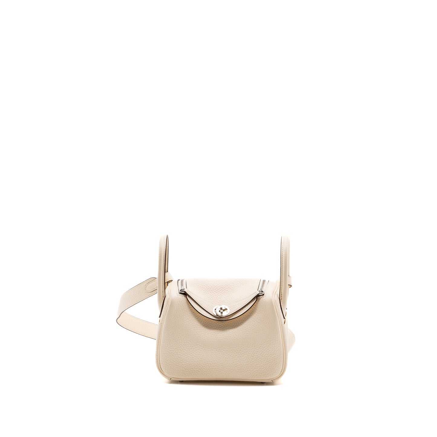 Hermes mini lindy clemence nata SHW stamp U