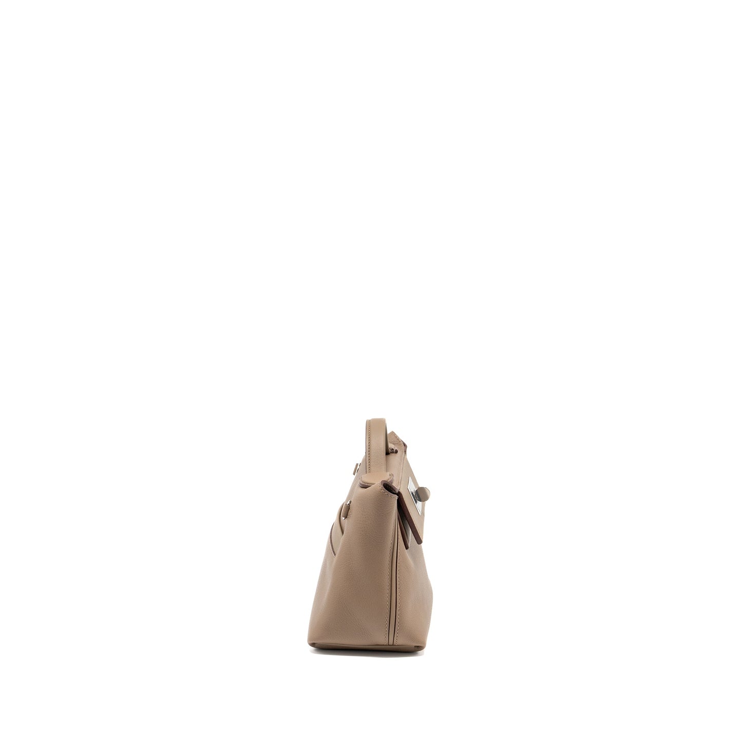 Hermes mini 24/24 2424-21 bag evercolor Etoupe SHW stamp B