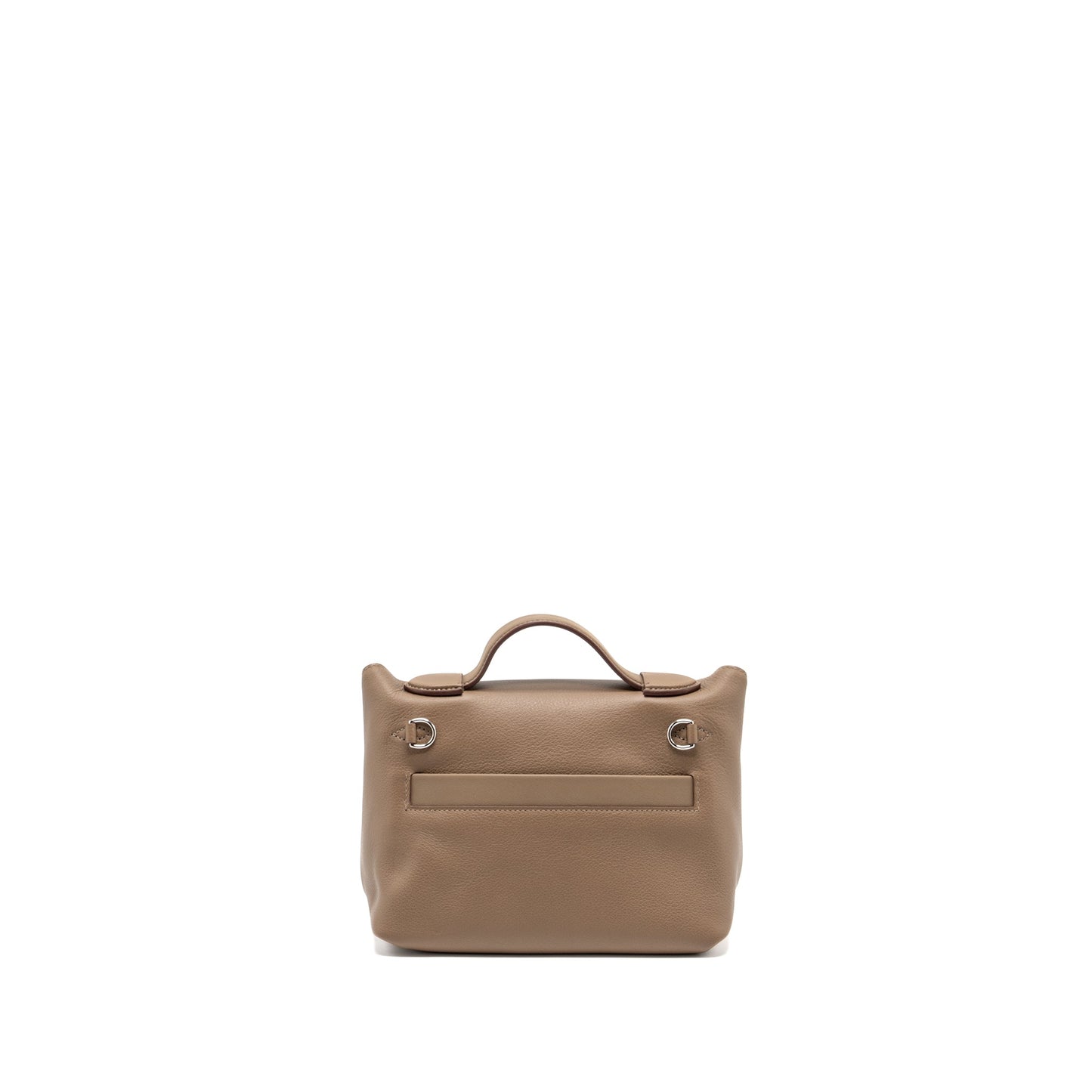 Hermes mini 24/24 2424-21 bag evercolor Etoupe SHW stamp B