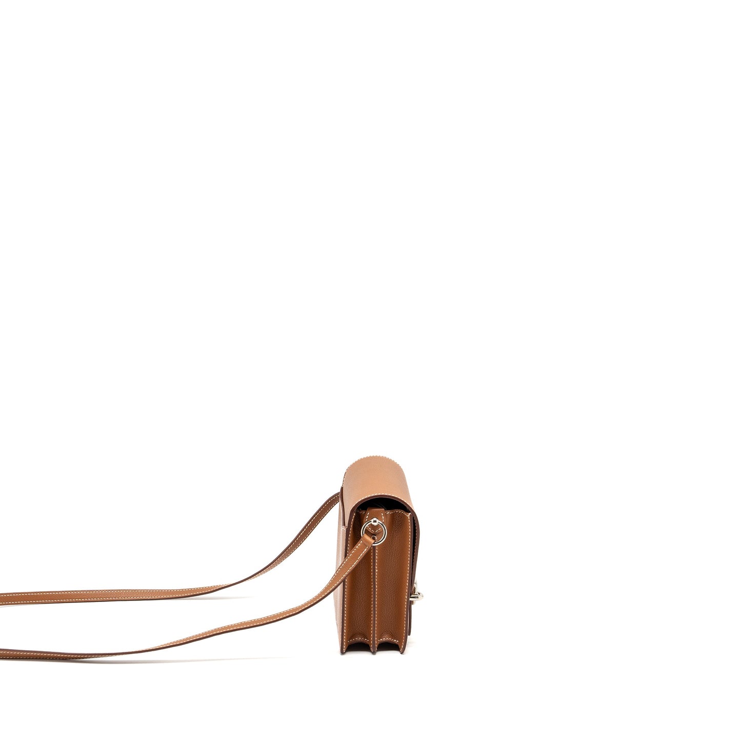 Hermes Mini Roulis evercolor GOLD SHW stamp Z