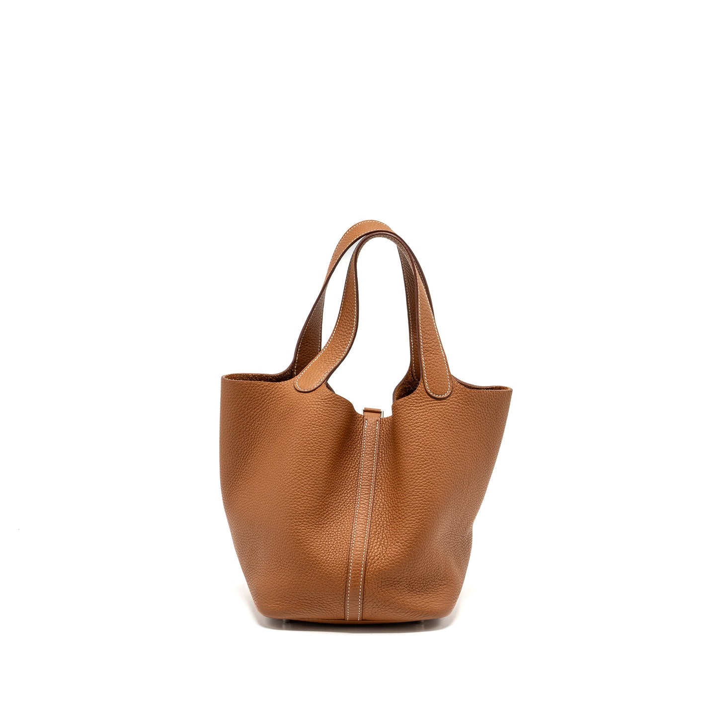 Hermes picotin 22 lock bag clemence gold SHW stamp T