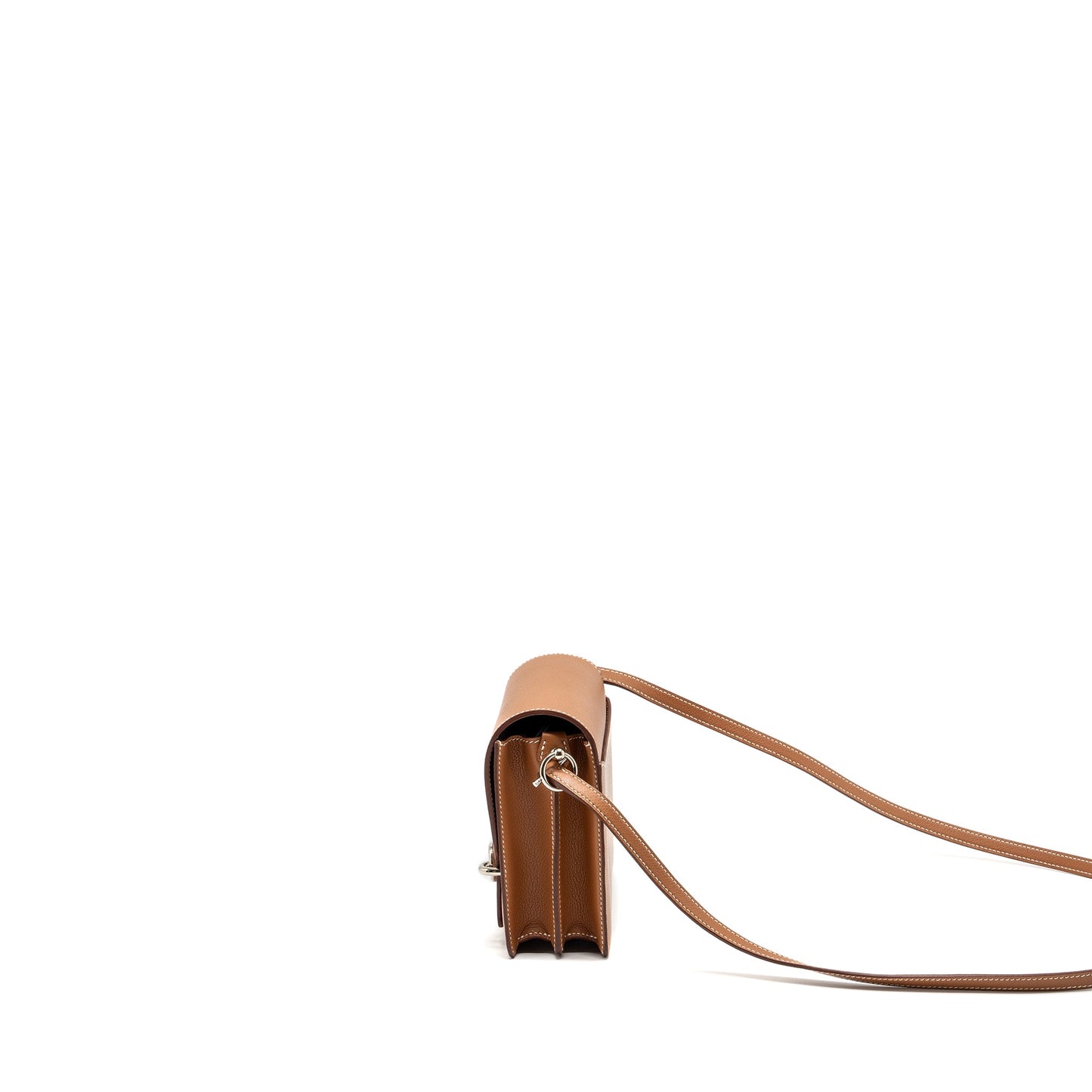 Hermes Mini Roulis evercolor GOLD SHW stamp Z