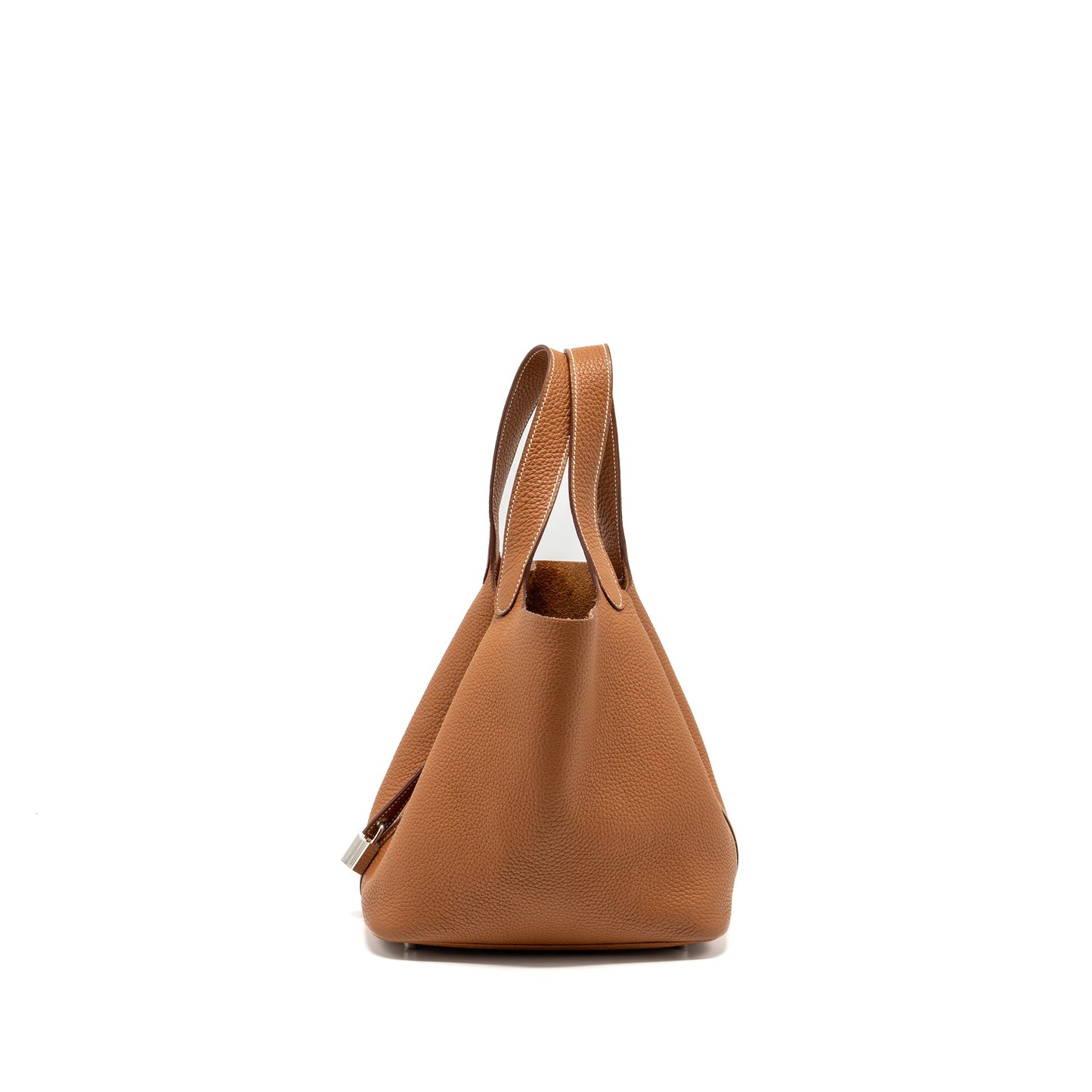Hermes picotin 22 lock bag clemence gold SHW stamp T