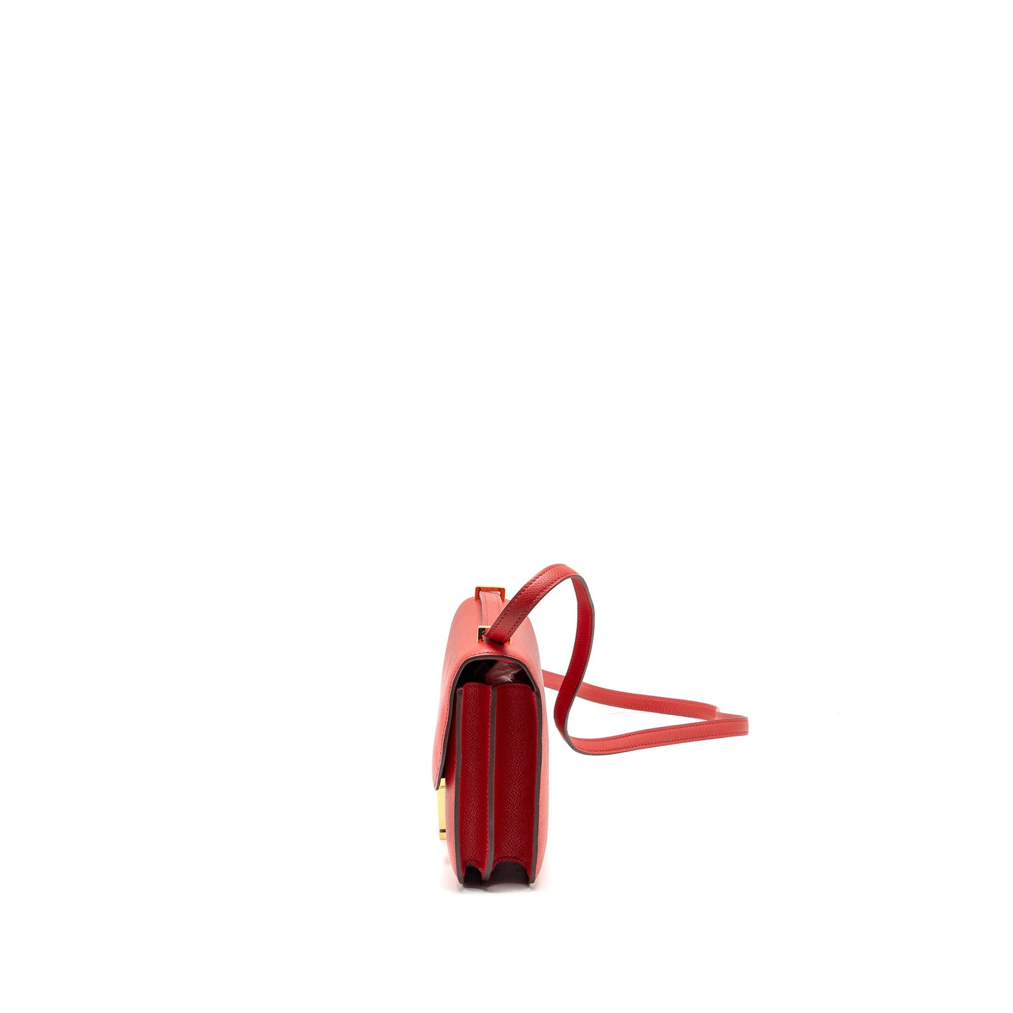 Hermes Mini Constance Epsom Q5 Rouge Casaque GHW Stamp C
