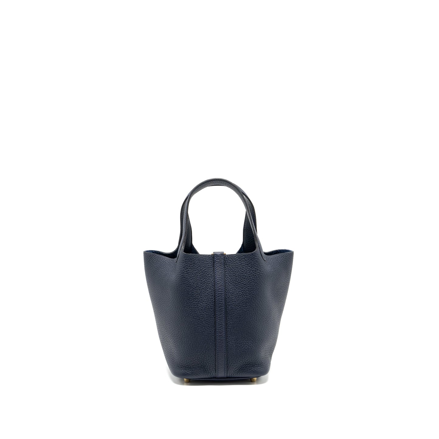 Hermes Picotin 18 Lock Bag Clemence Blue Nuit GHW Stamp U