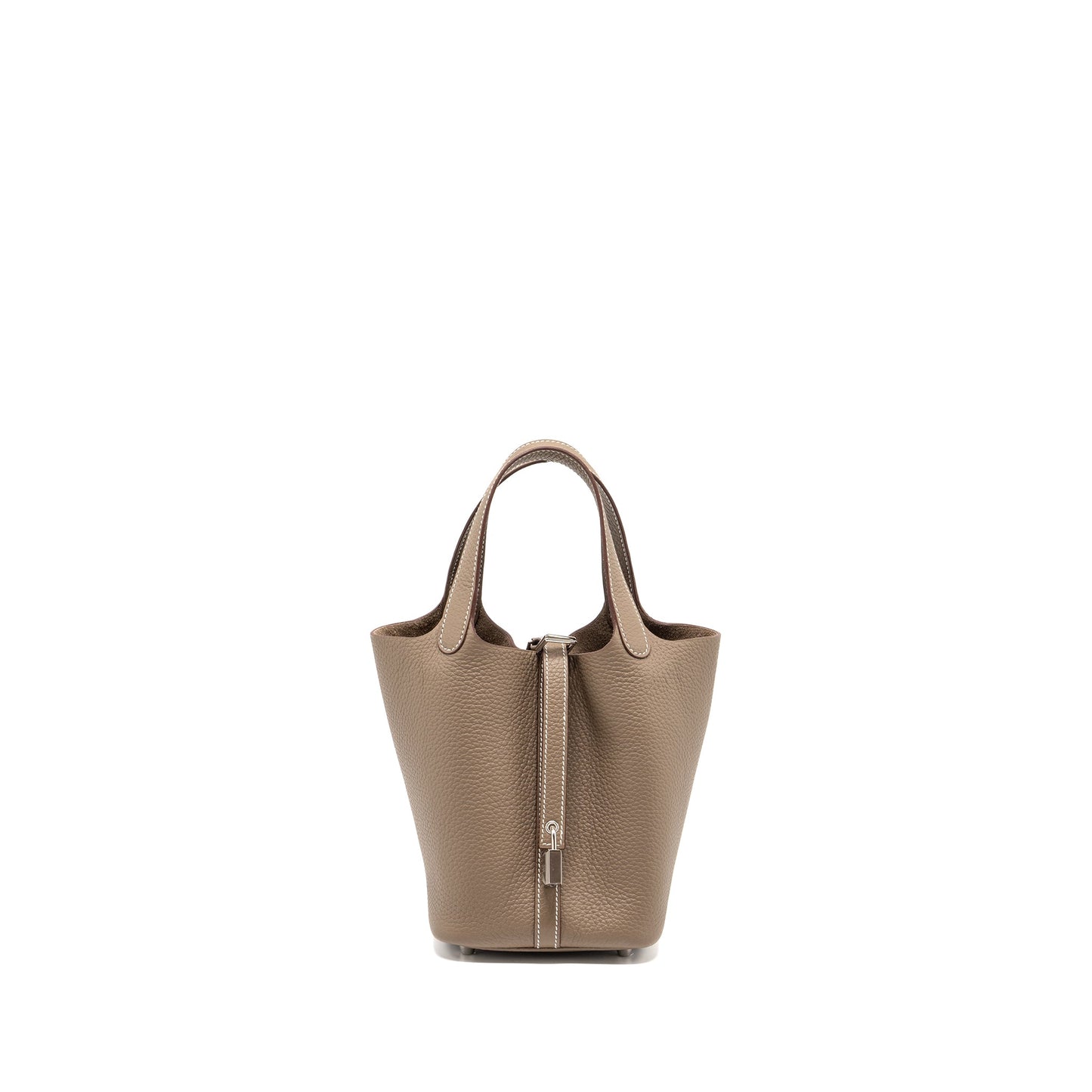 Hermes Picotin 18 Clemence Etoupe SHW Stamp B