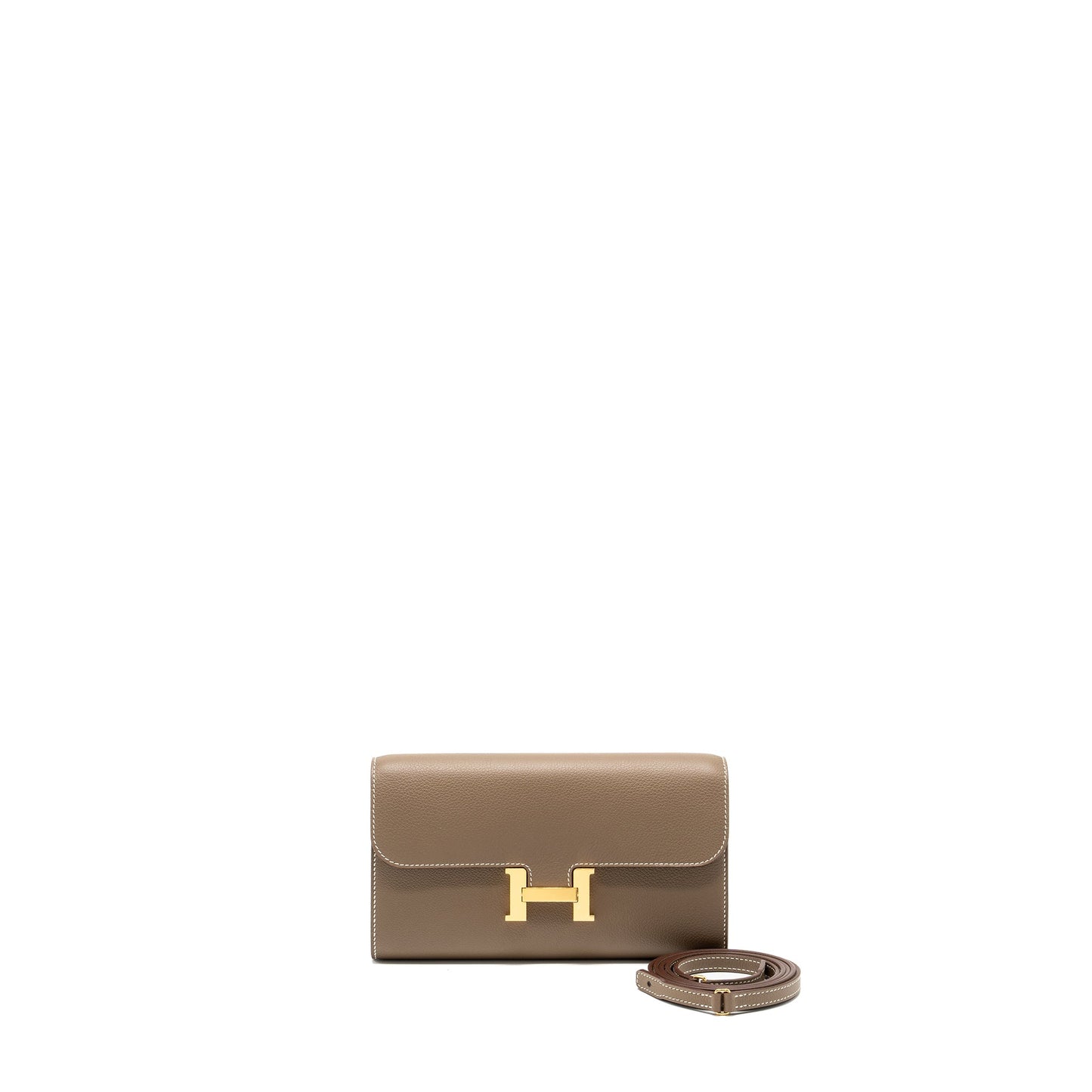 Hermes Constance To Go Evercolor Etoupe GHW Stamp B