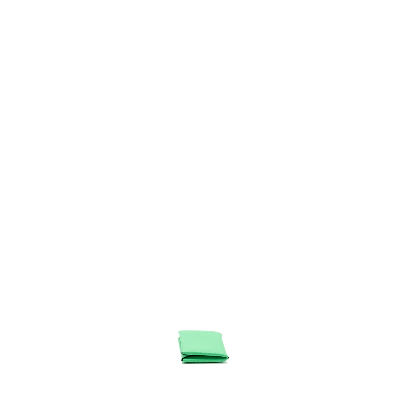 Hermes Calvi Cardholder Epsom Vert Comics/Vert Fizz SHW Stamp B