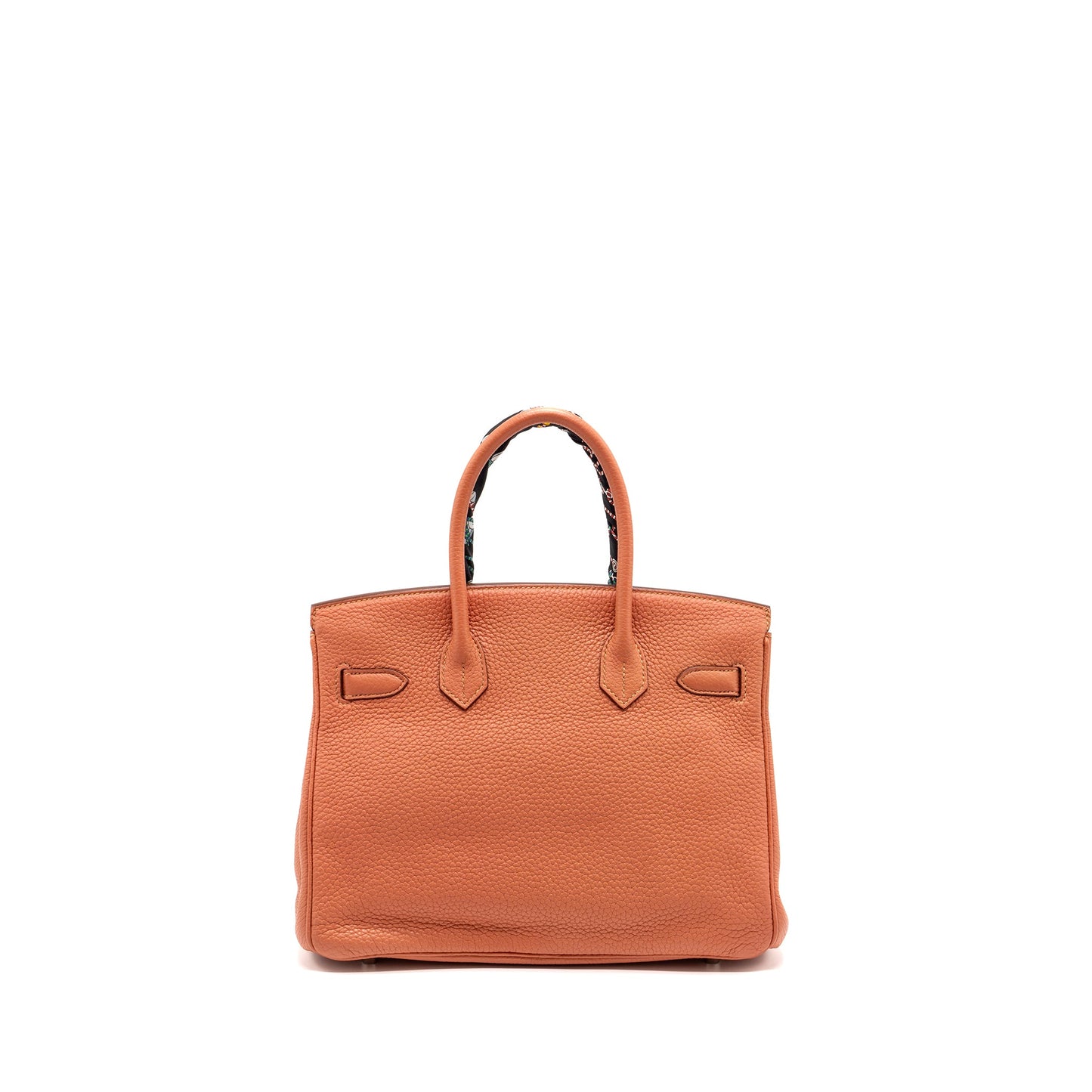 Hermes birkin 30 togo L5 Crevette SHW stamp square Q