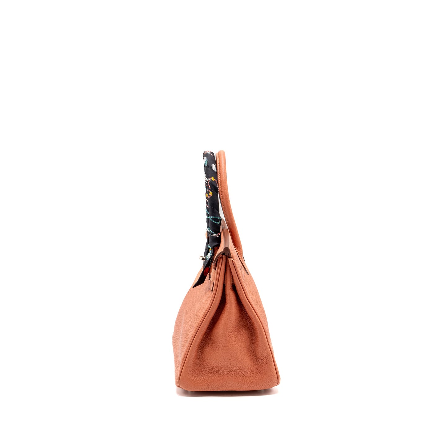 Hermes birkin 30 togo L5 Crevette SHW stamp square Q