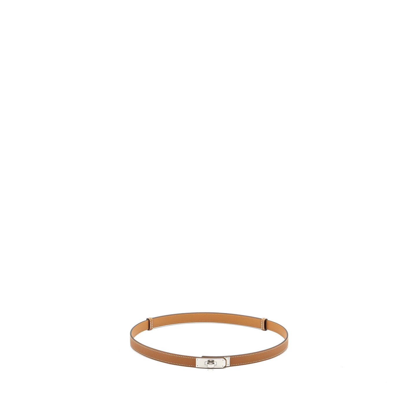 Hermes Kelly 18 Belt Epsom Gold SHW Stamp B