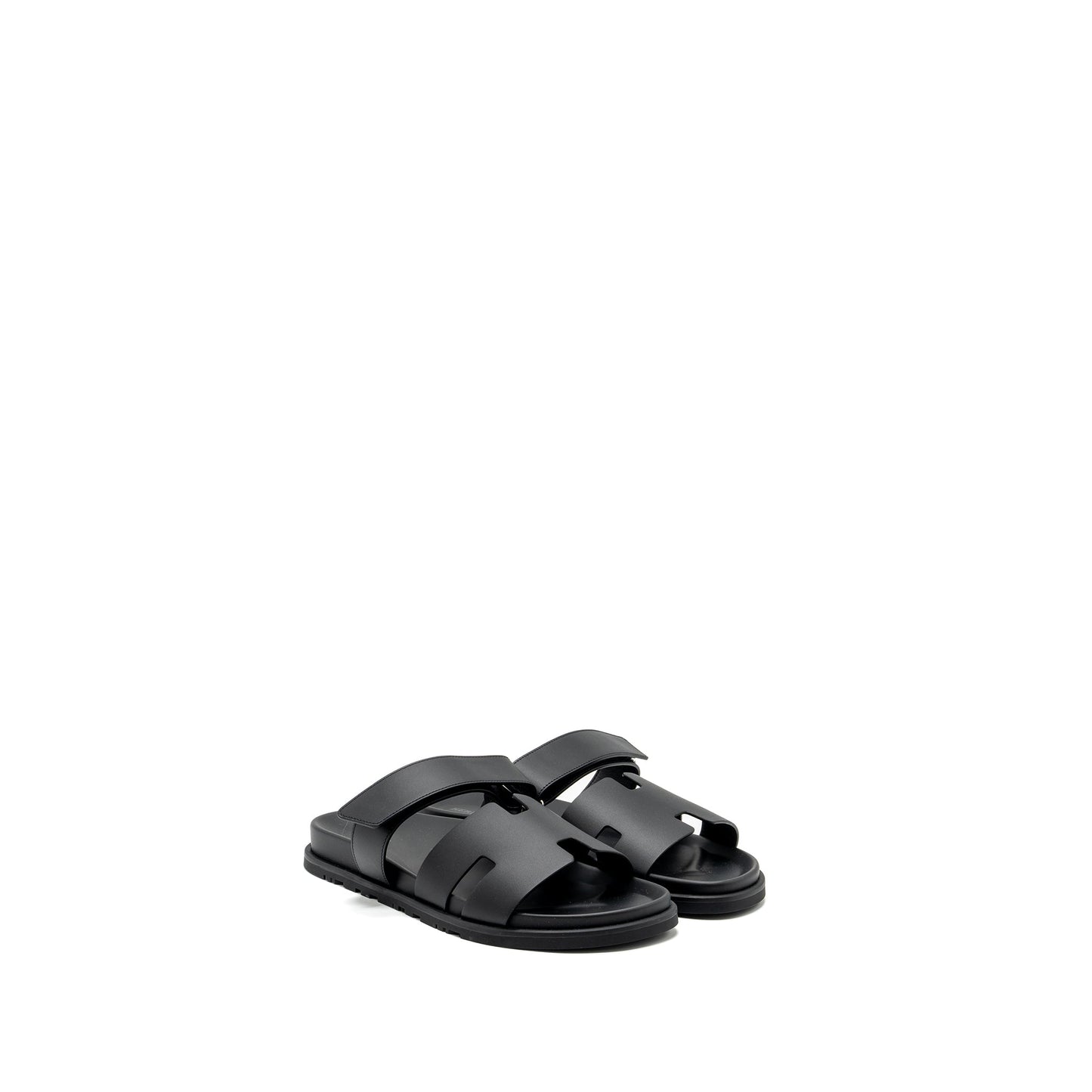 Hermes size 42 CHYPRE sandals black