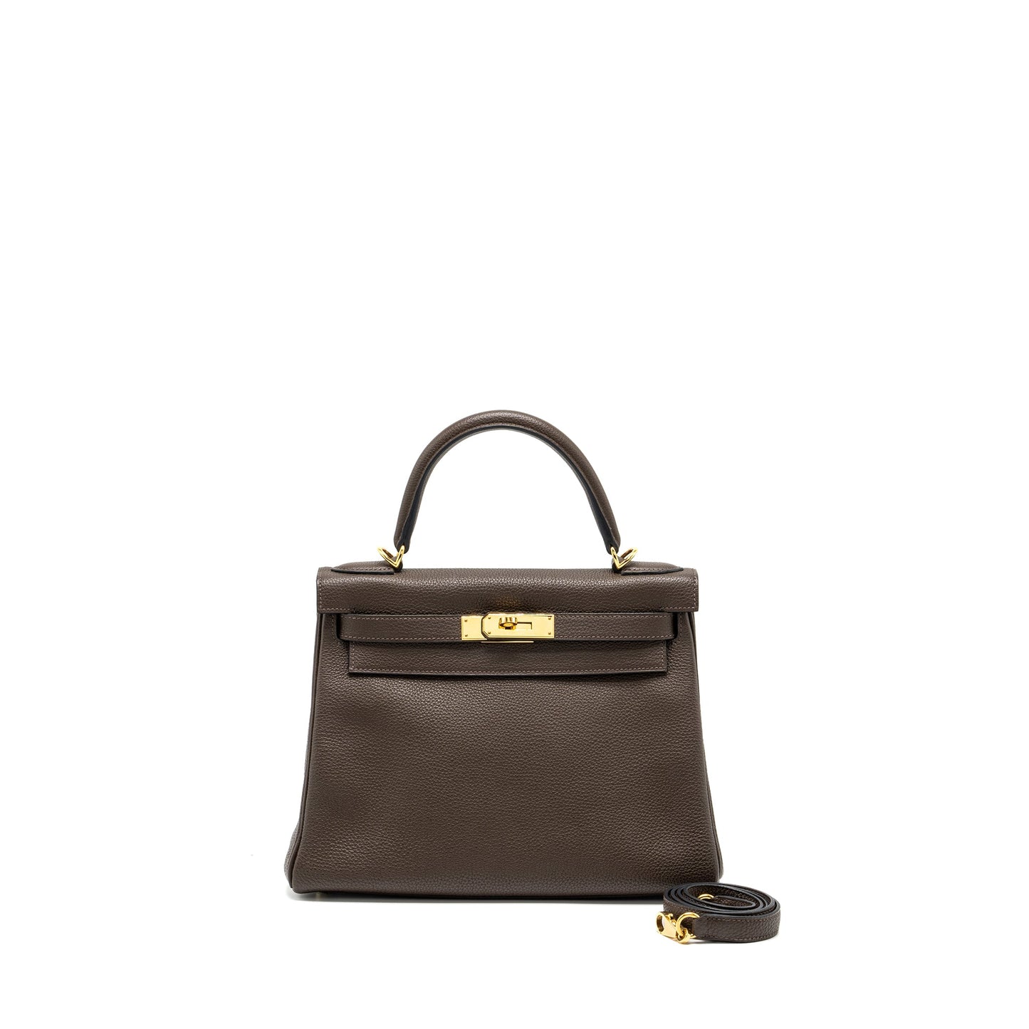 Hermes kelly 28 togo C4 Ecorce GHW stamp Square R
