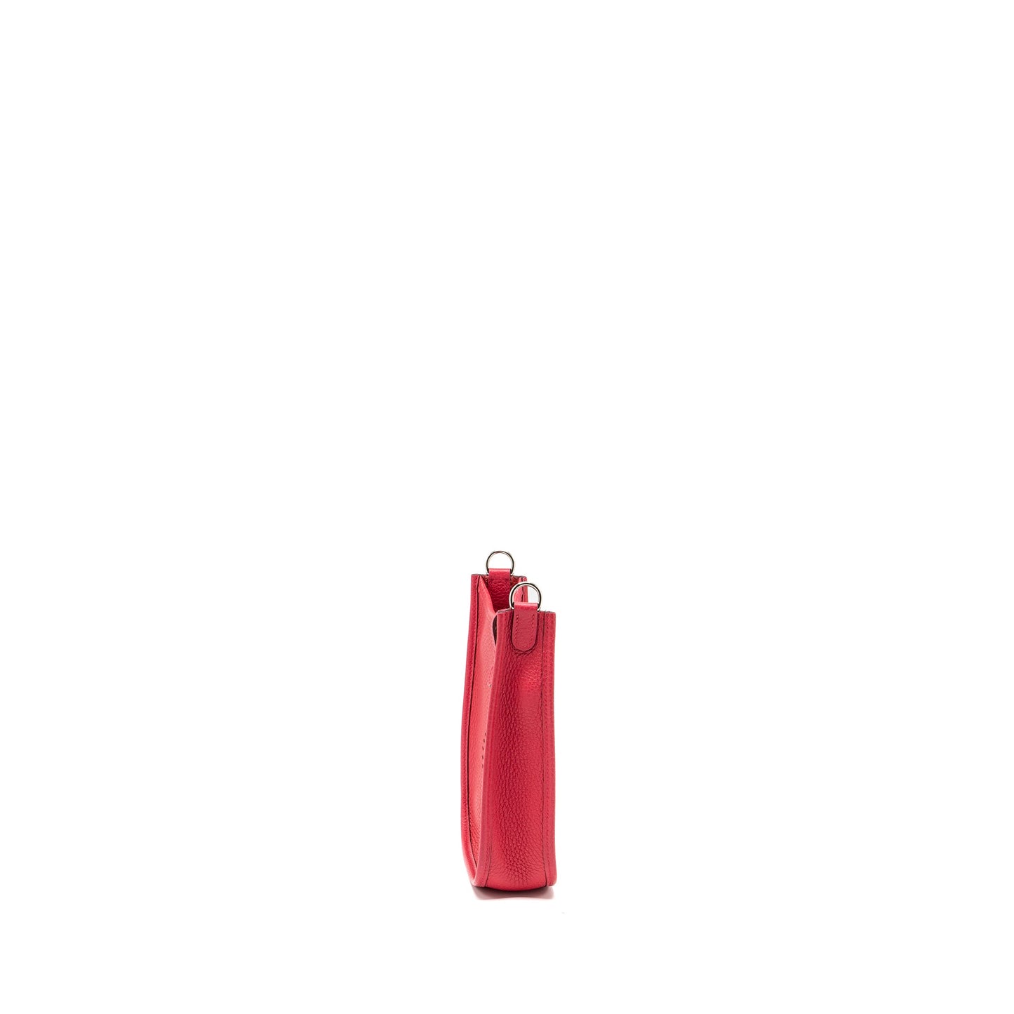 Hermes Mini Evelyne clemence rose extreme SHW stamp D