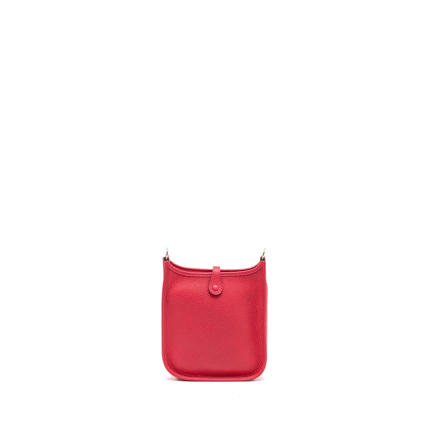 Hermes Mini Evelyne clemence rose extreme SHW stamp D