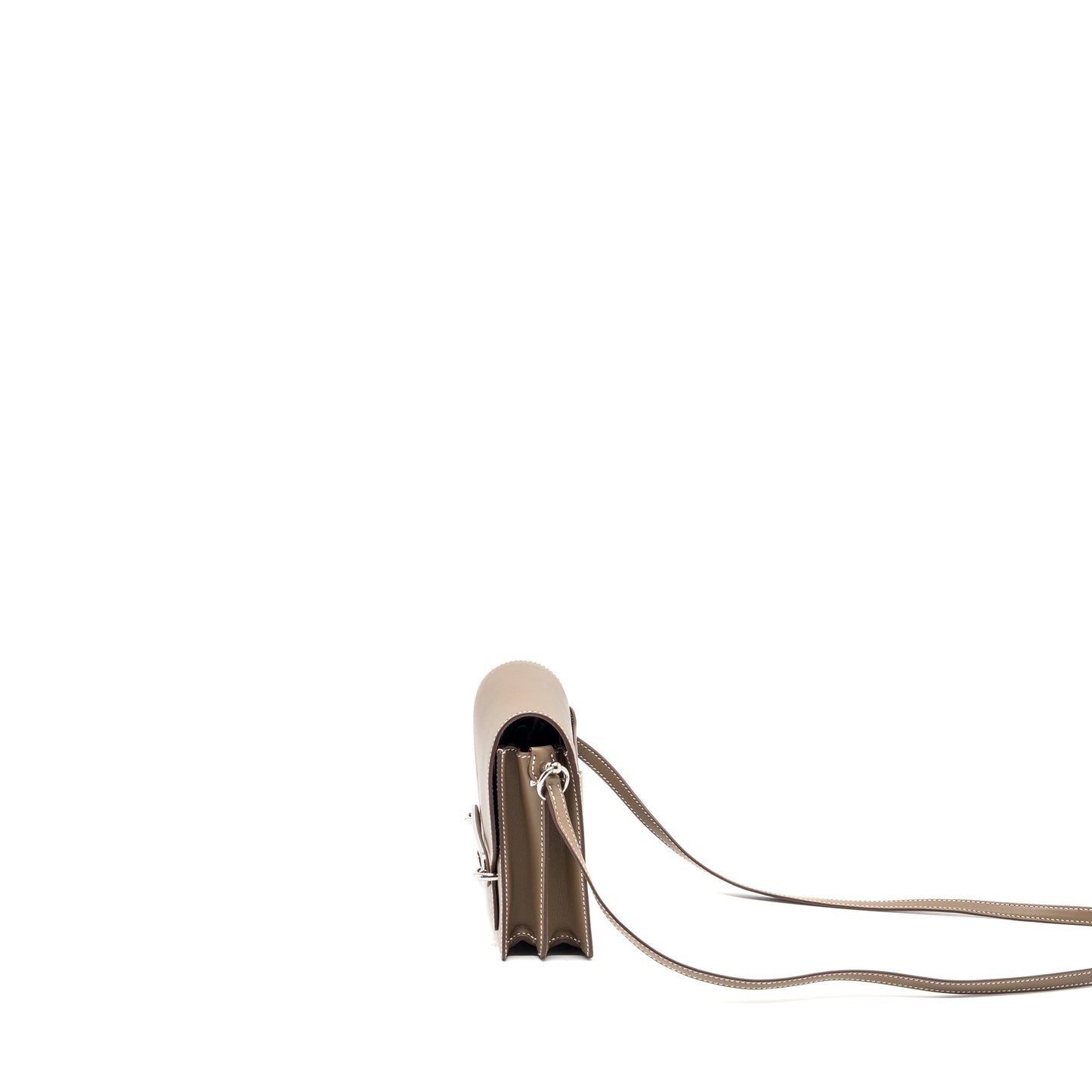 Hermes Mini Roulis Swift Etoupe SHW Stamp Y