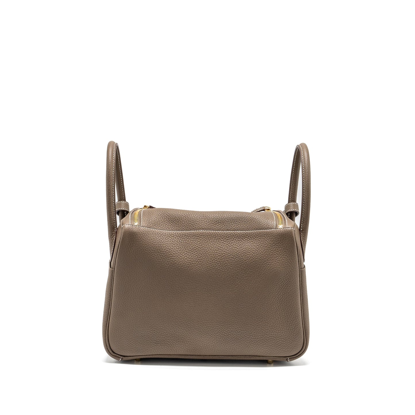 Hermes Lindy 30 clemence etoupe GHW stamp Y