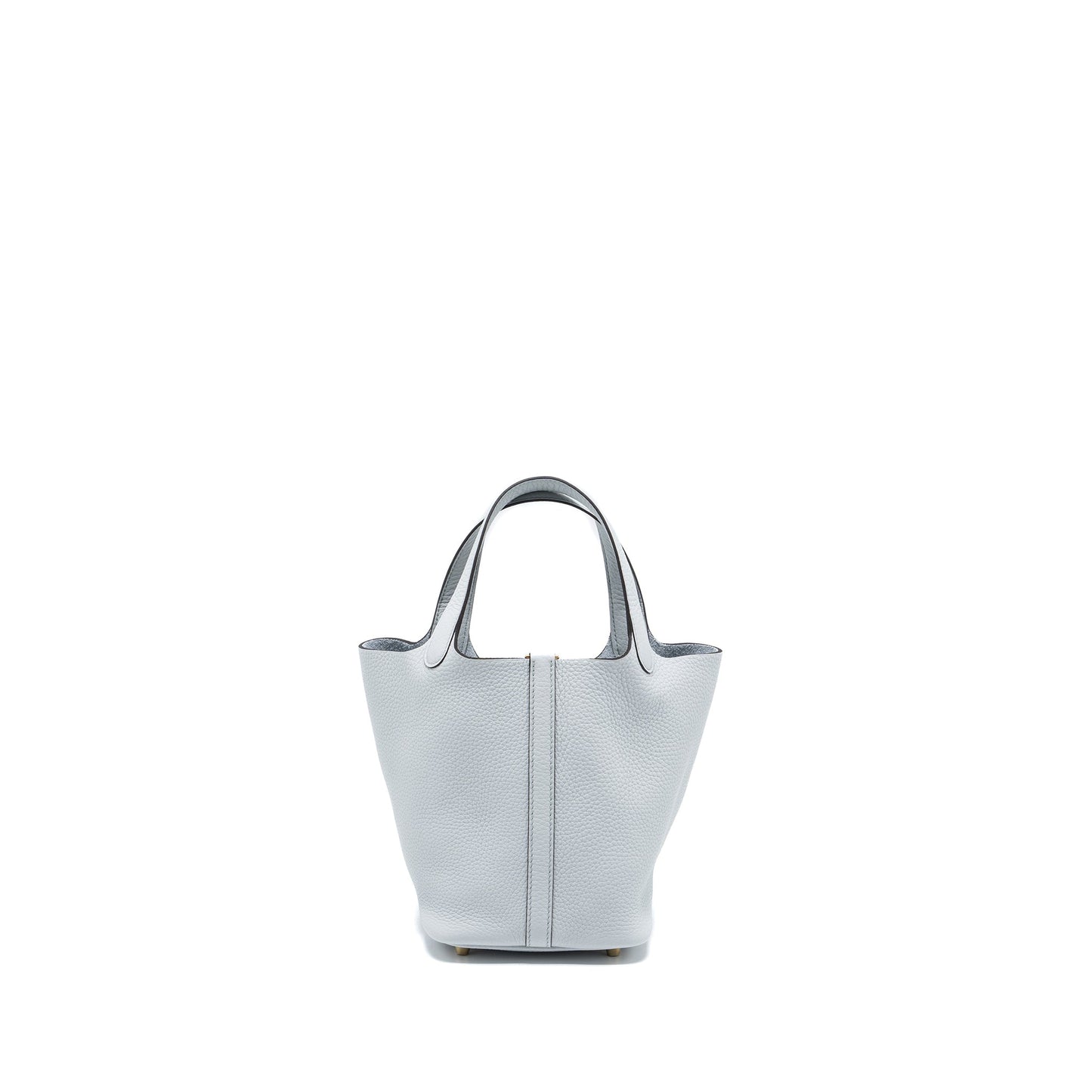 Hermes Picotin 18 Lock bag Clemence Blue Pale GHW stamp B