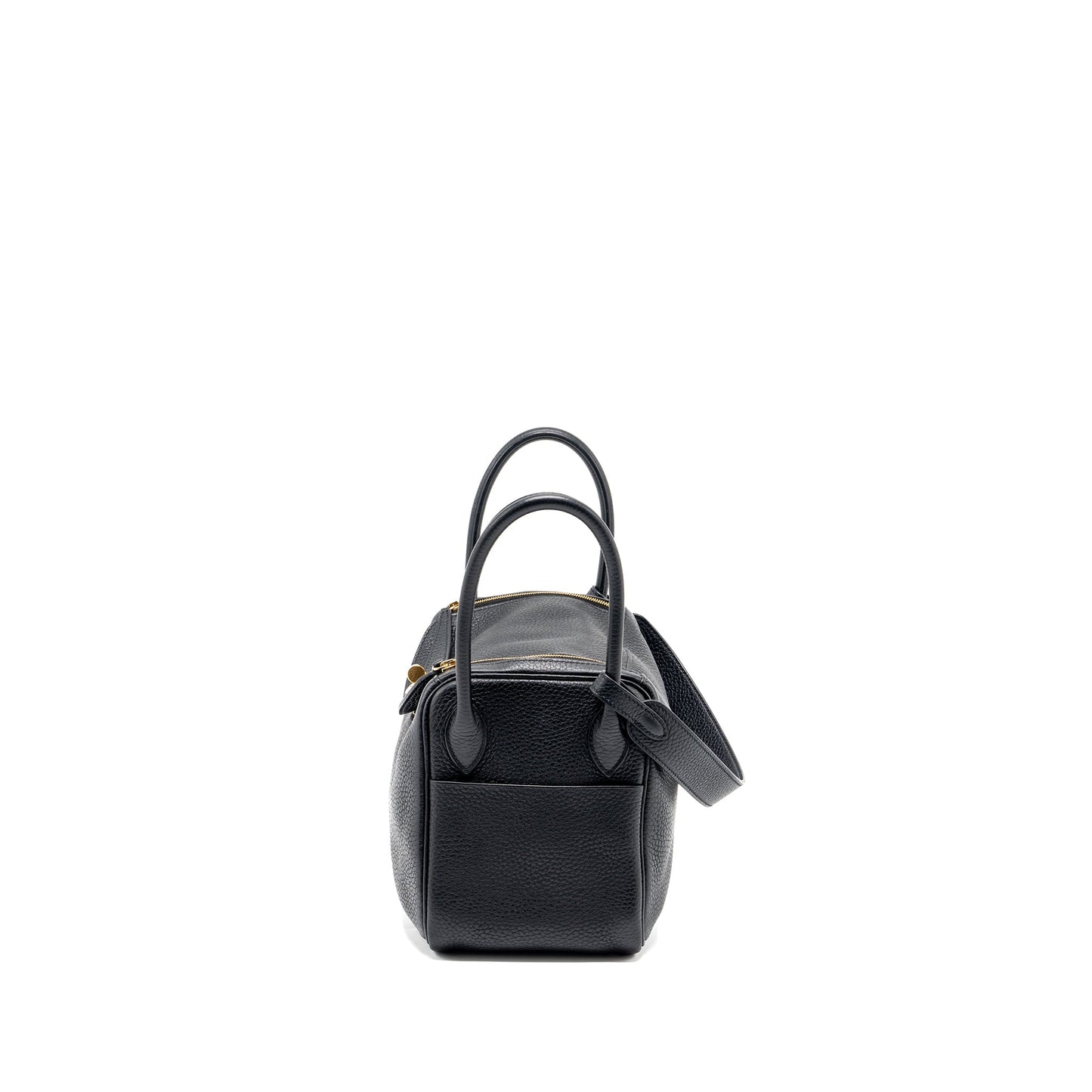 Hermes Lindy 26 Clemence Black GHW Stamp D