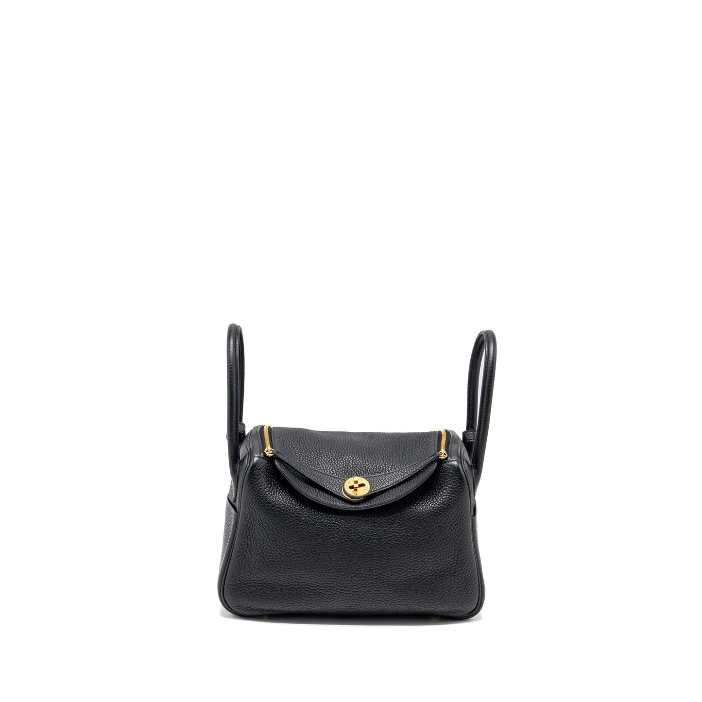 Hermes Lindy 26 Clemence Black GHW Stamp D