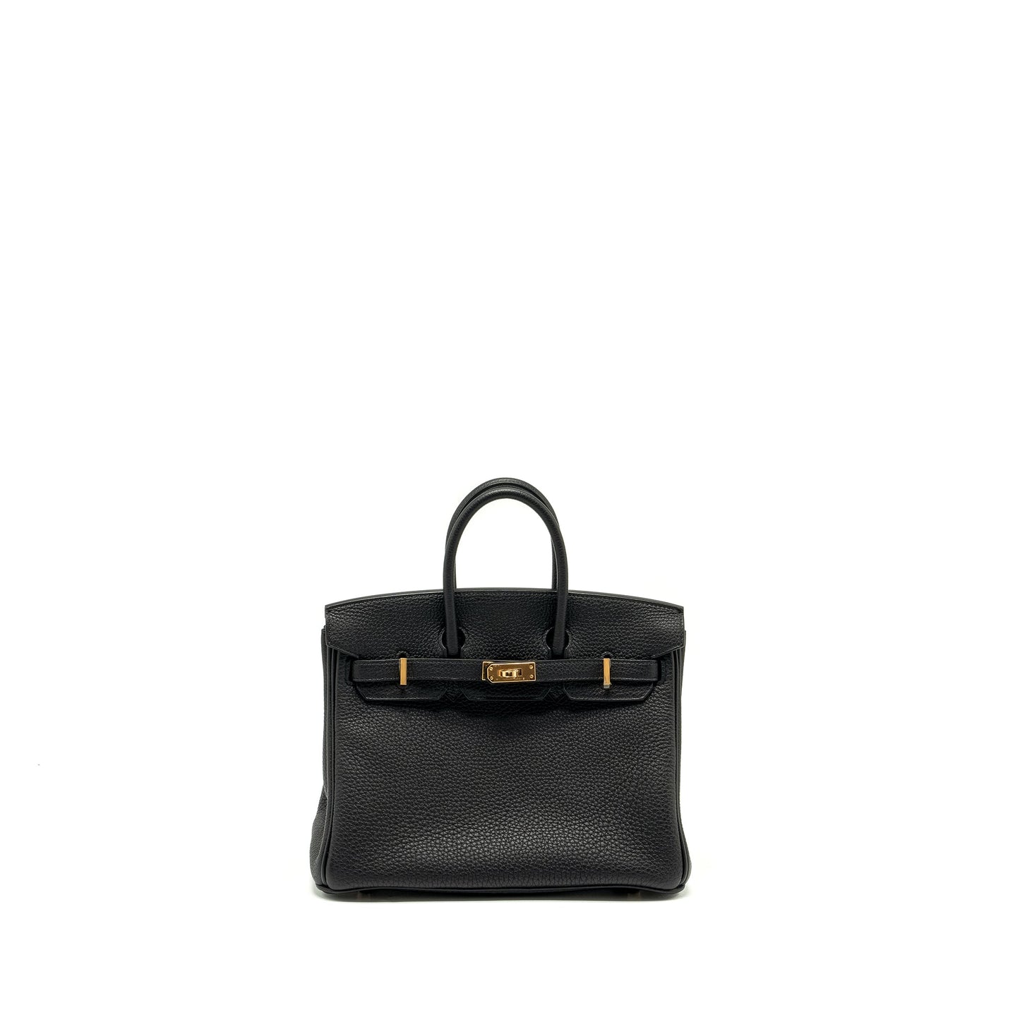 Hermes Birkin 25 Togo Black RGHW Stamp Z