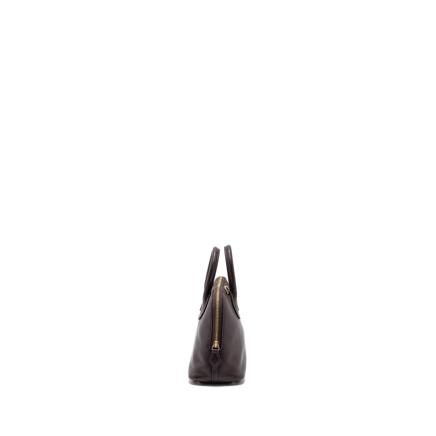 Hermes mini bolide evercolor rouge sellier / mauve sylvestre GHW stamp Z