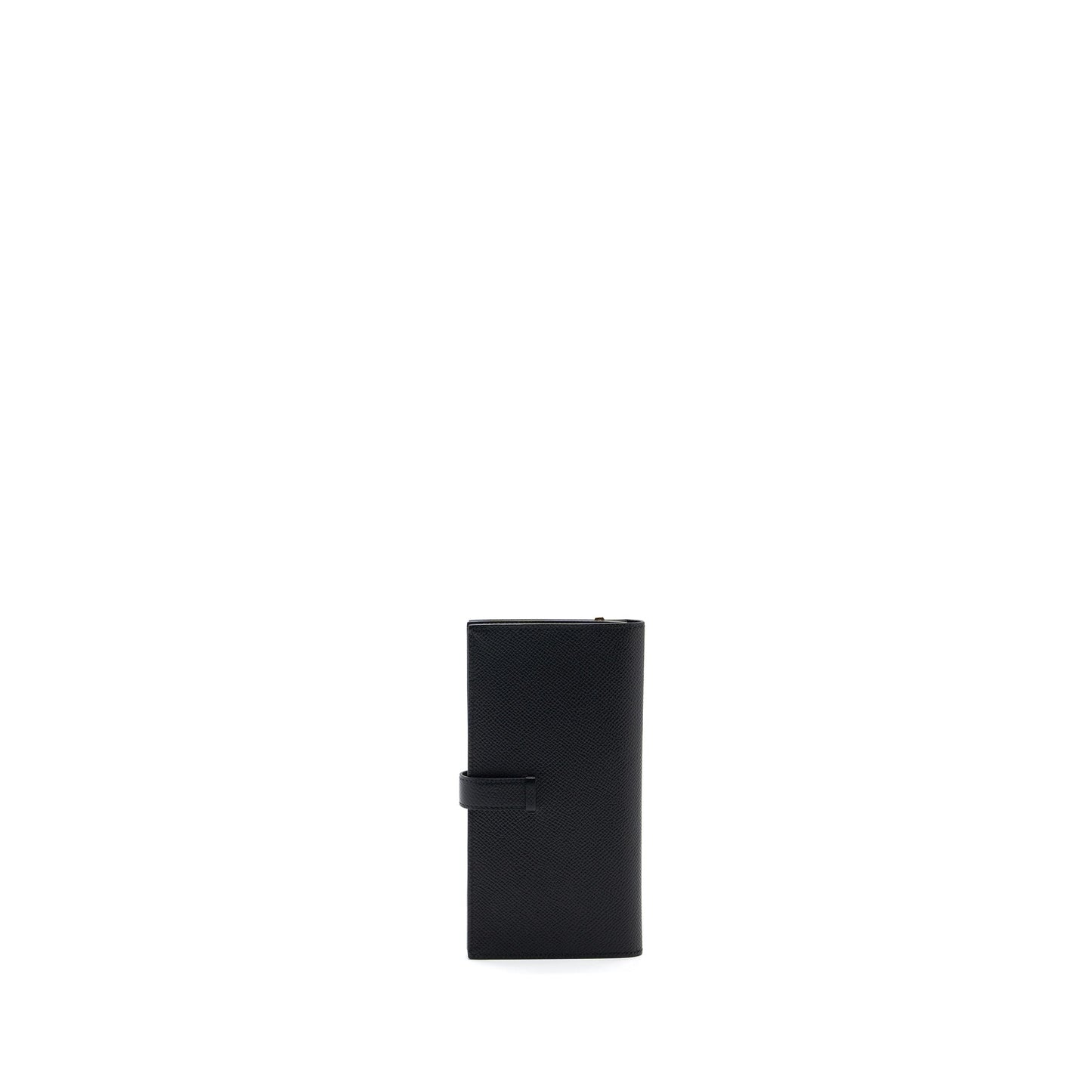 Hermes Bearn Long Wallet Epsom Black GHW Stamp C